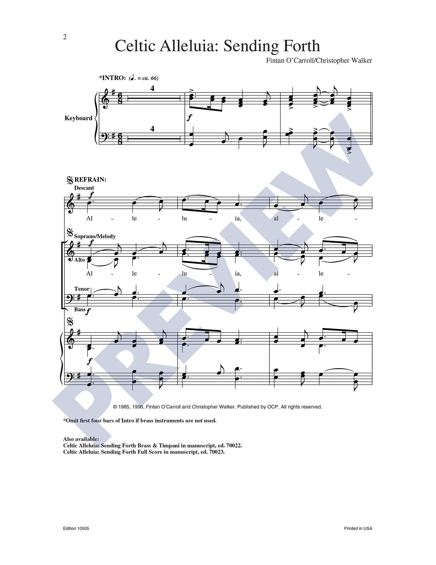 Celtic Alleluia: Sending Forth
