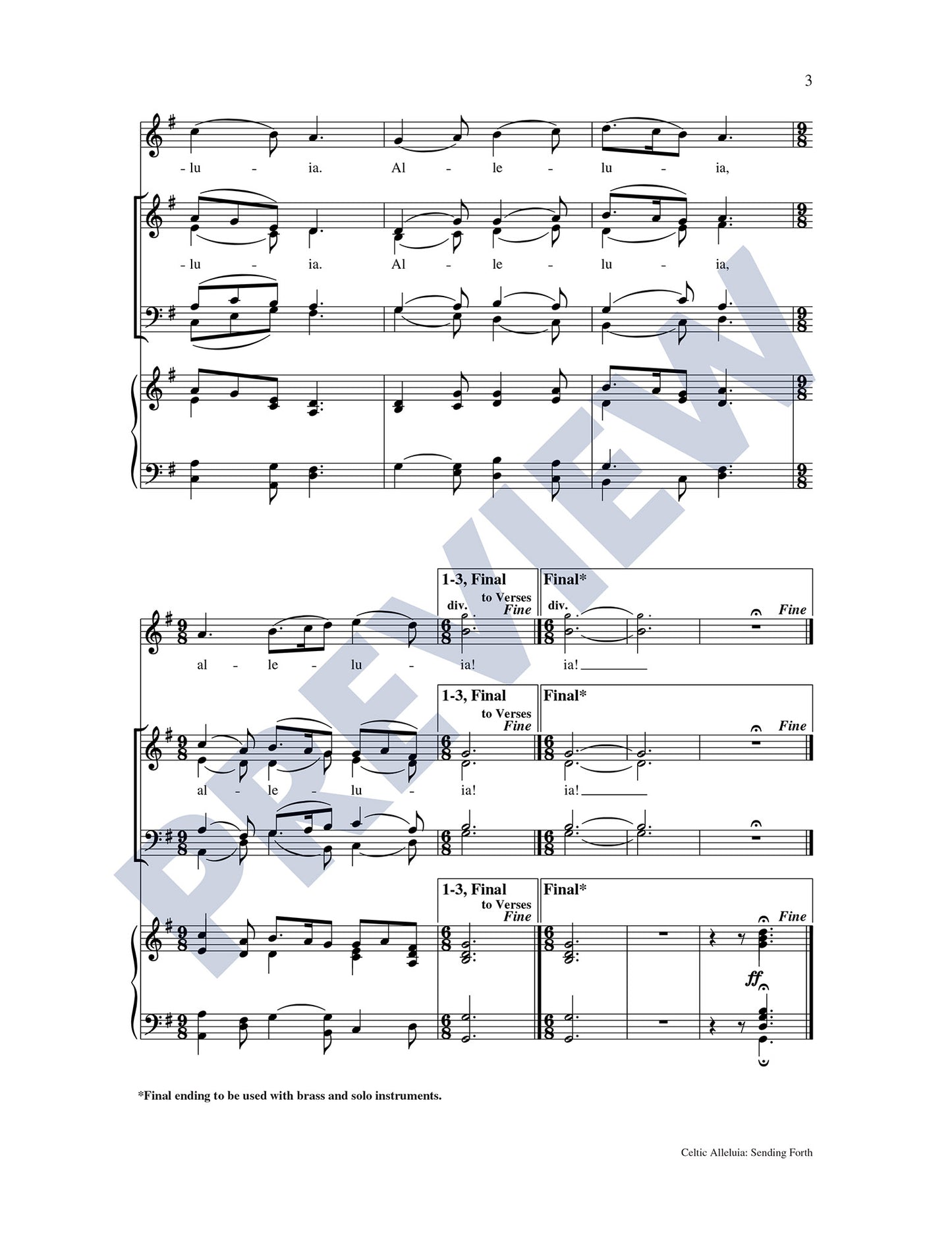 Celtic Alleluia: Sending Forth