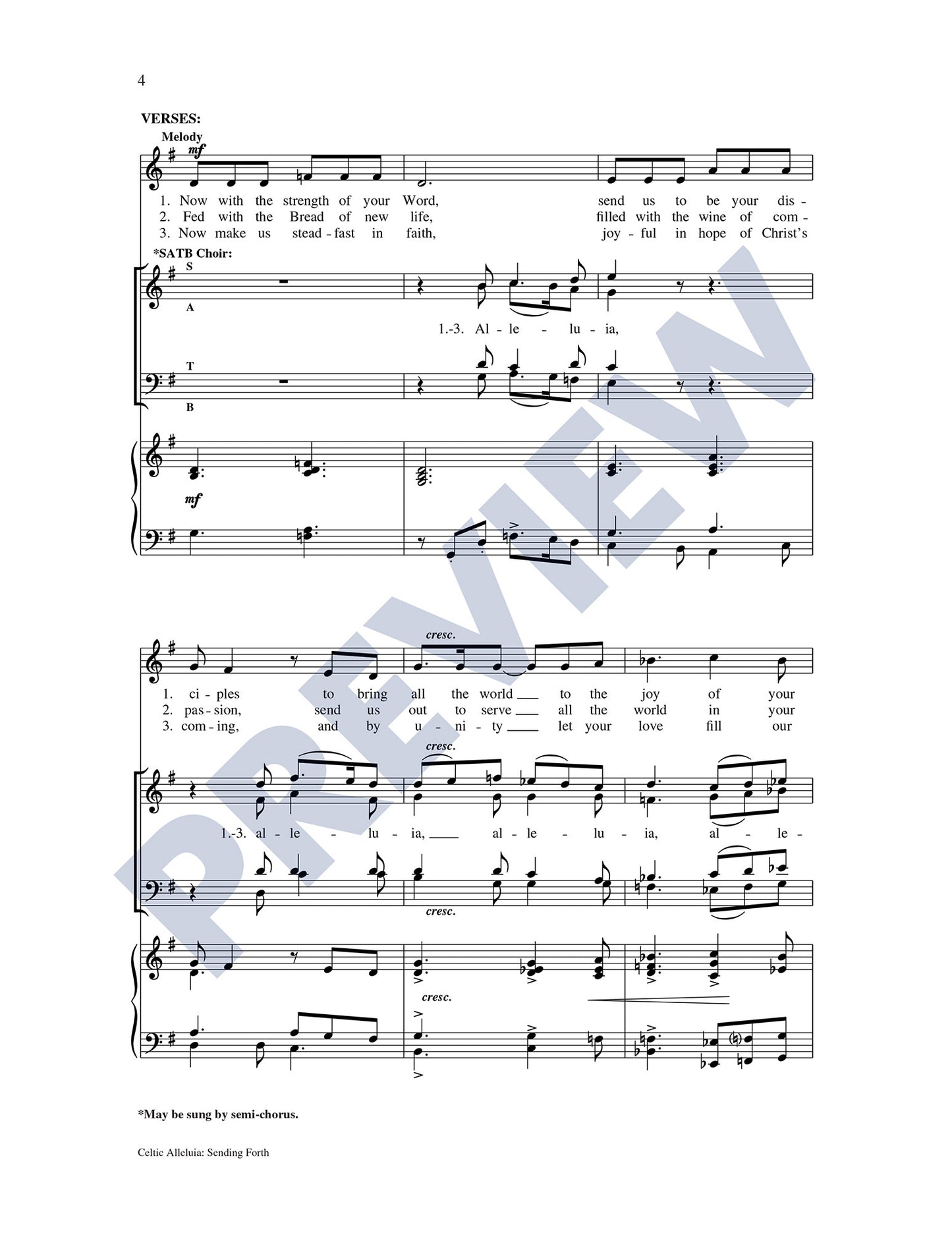 Celtic Alleluia: Sending Forth