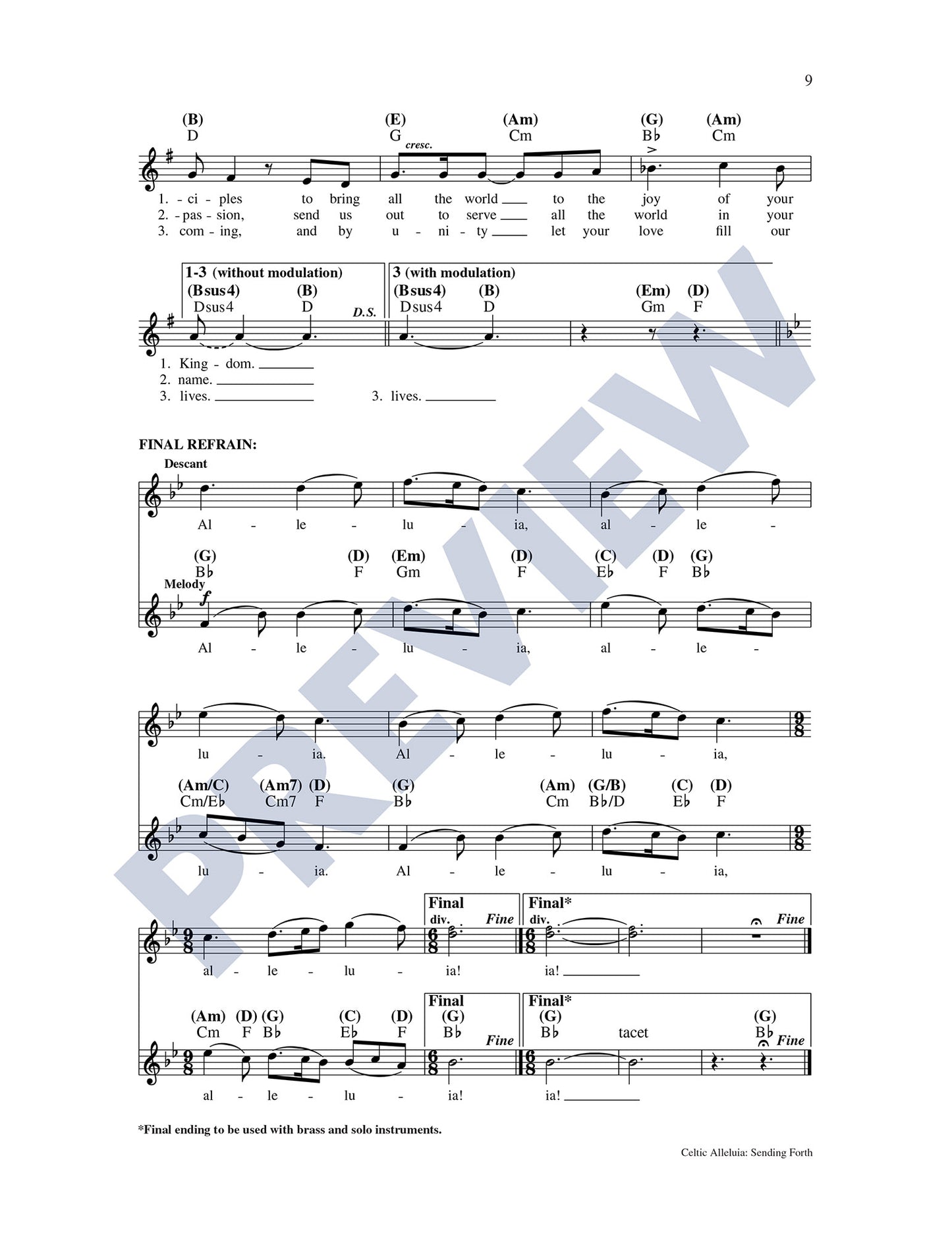Celtic Alleluia: Sending Forth