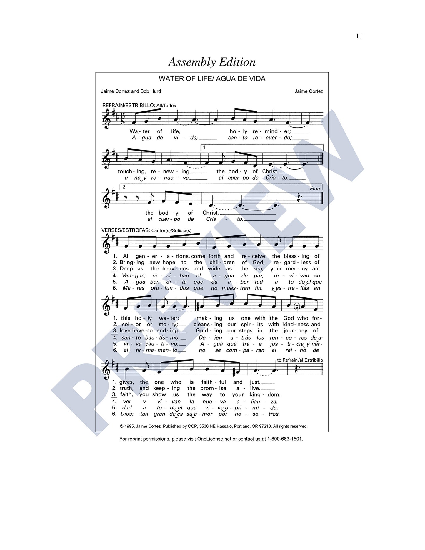 Water of Life/Agua de Vida