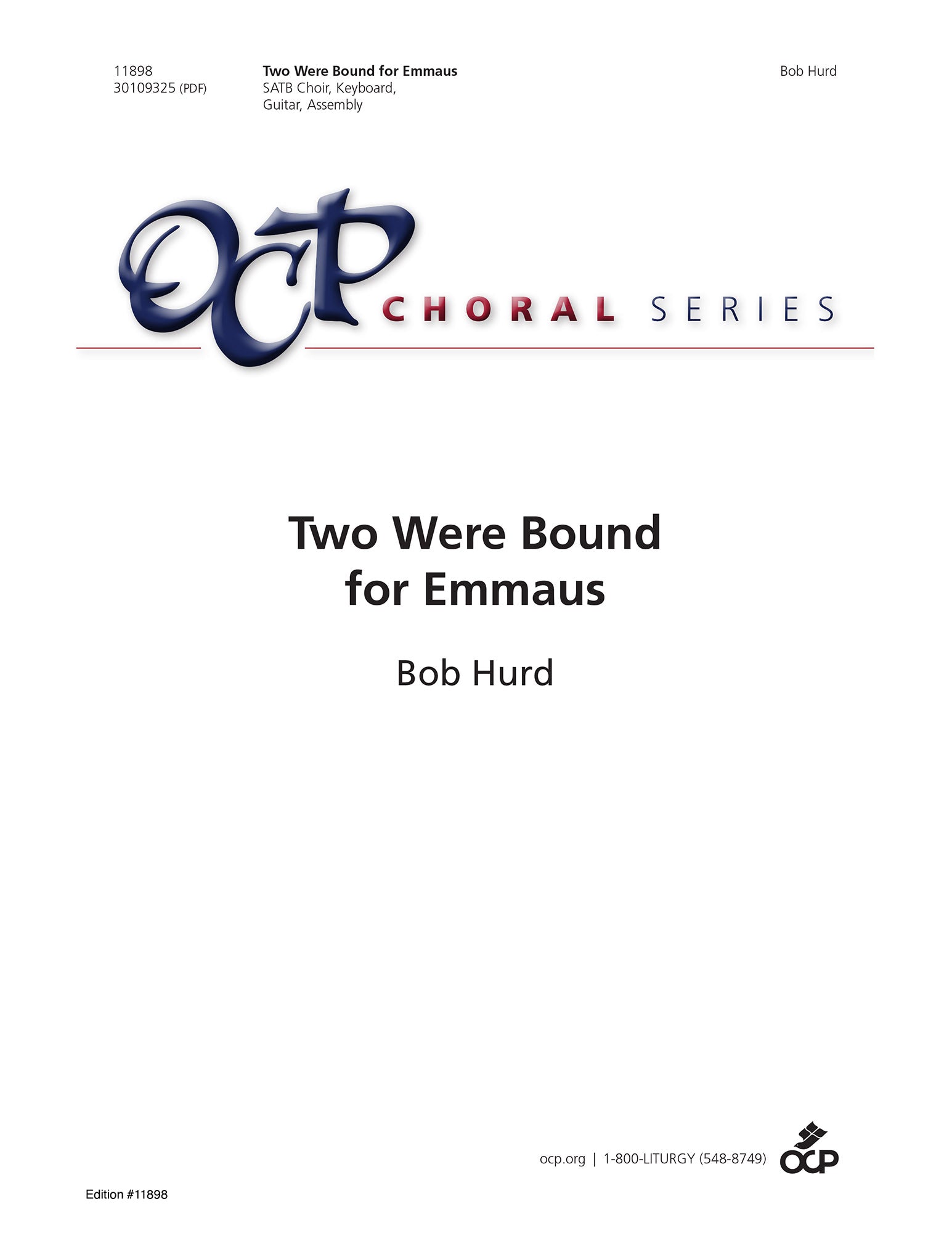 Two Were Bound for Emmaus