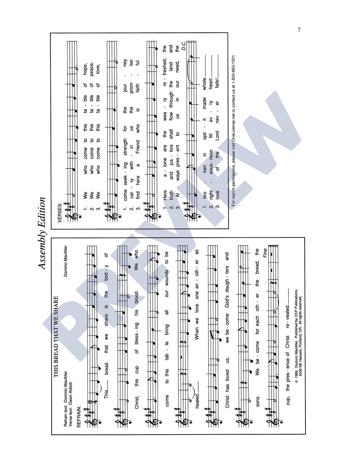 This Bread That We Share