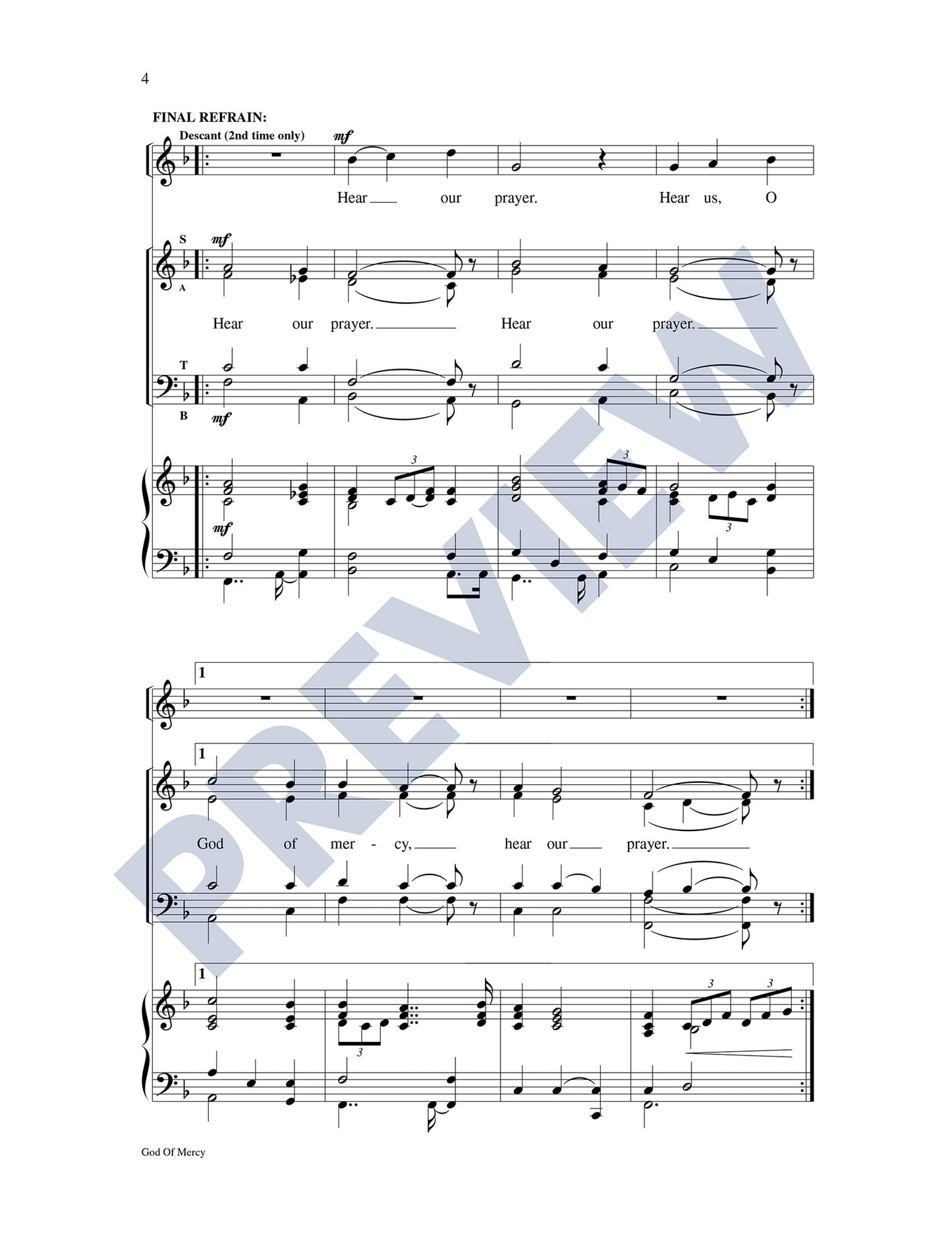 God of Mercy: Mass of Glory