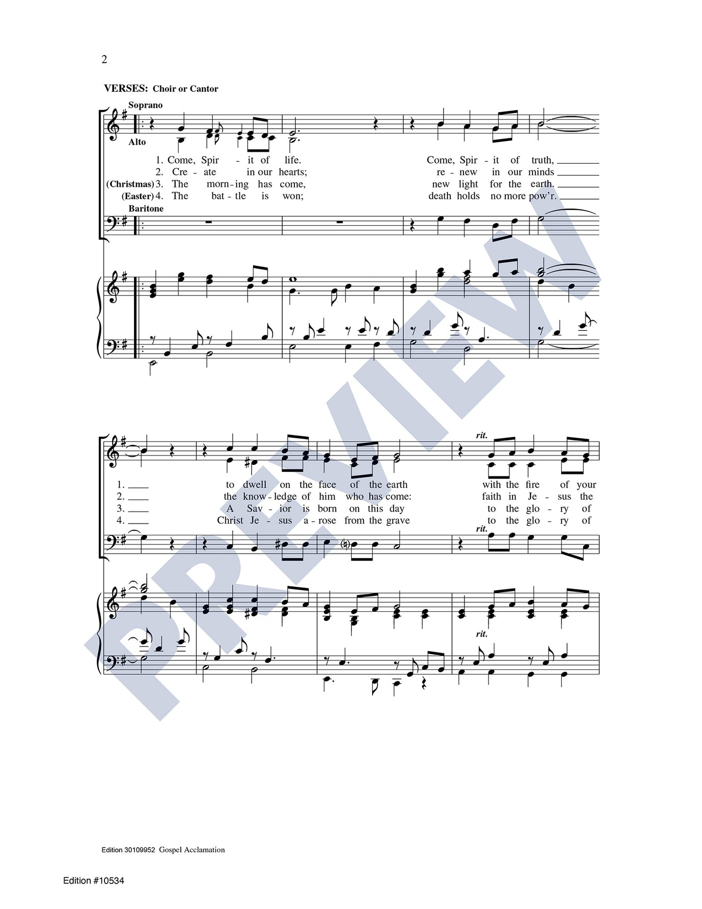 Gospel Acclamation