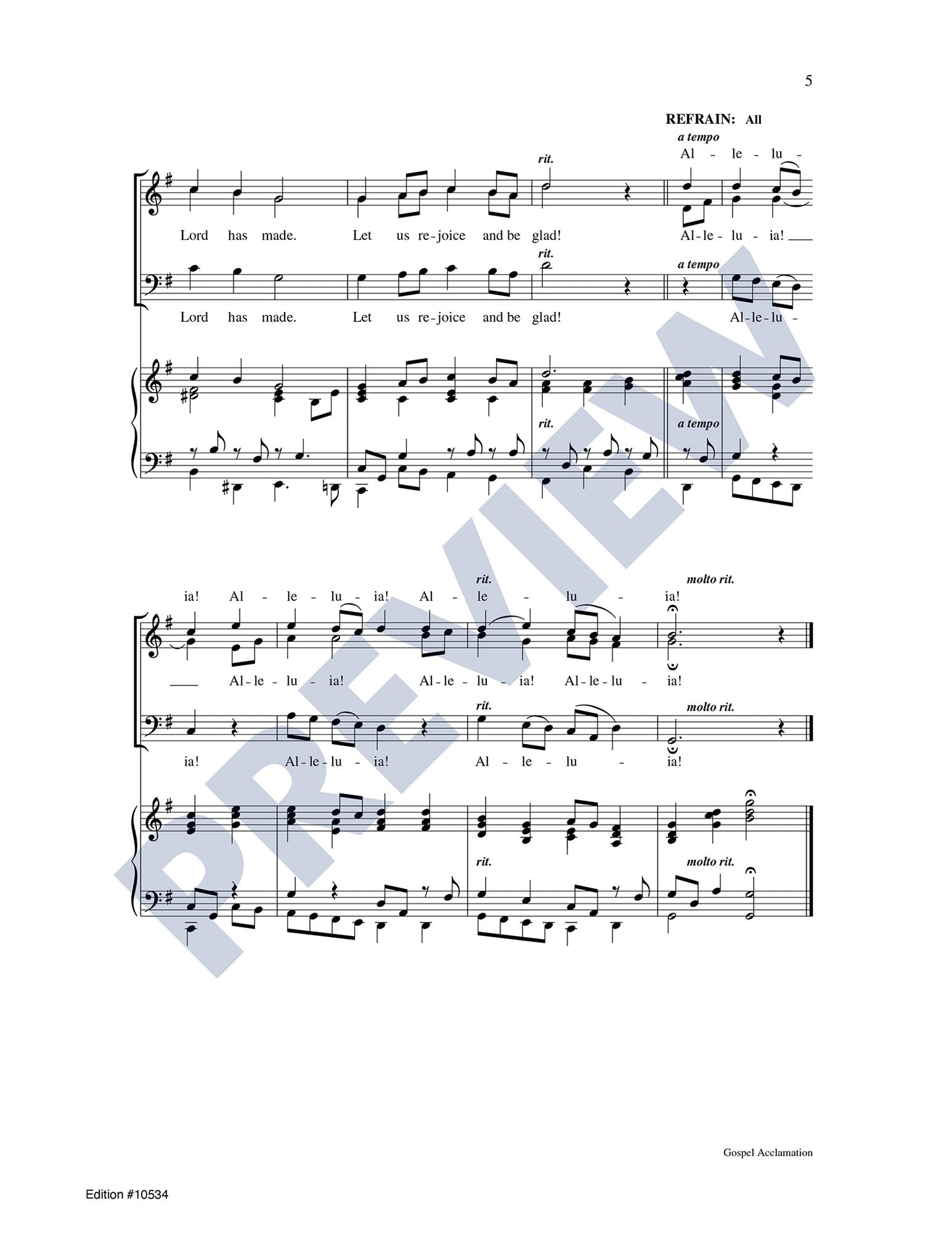 Gospel Acclamation
