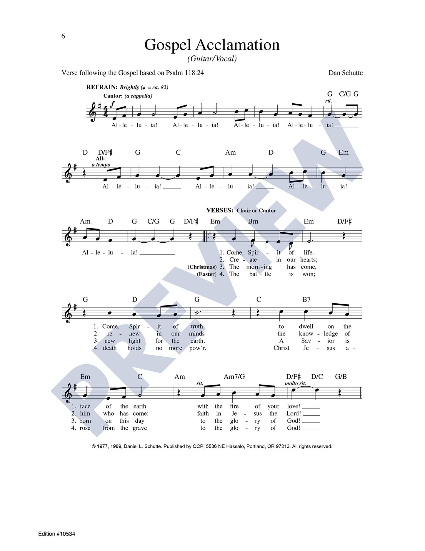 Gospel Acclamation