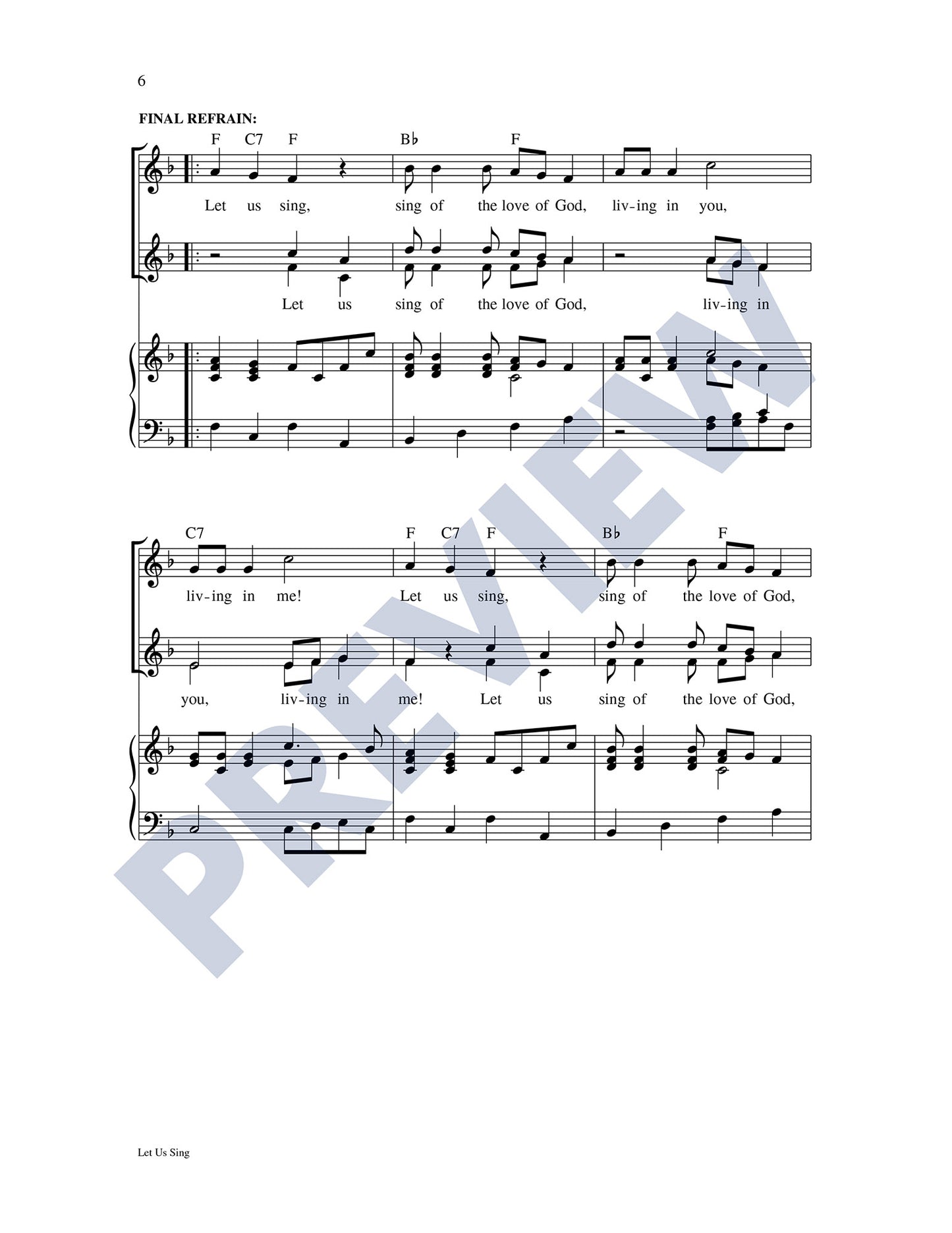 Let Us Sing