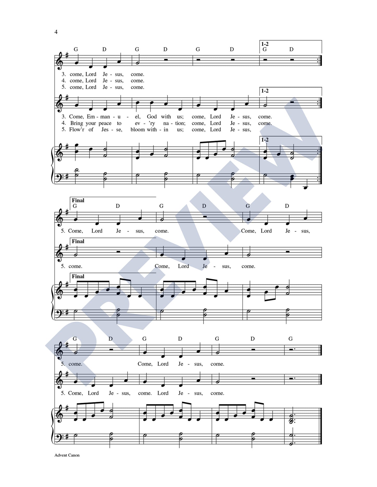 Advent Canon