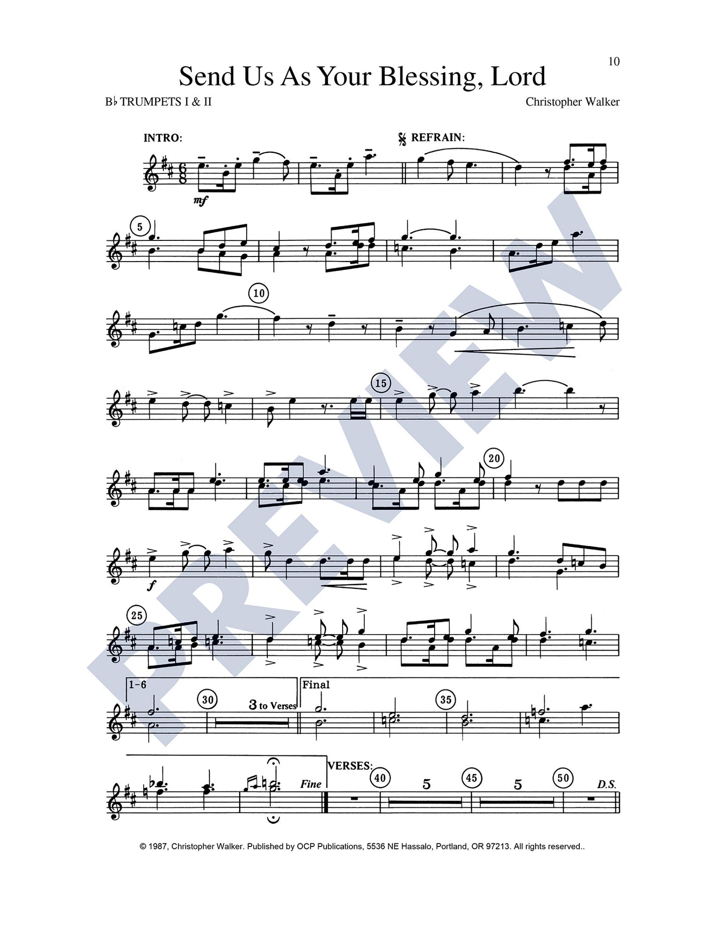 Send Us As Your Blessing, Lord