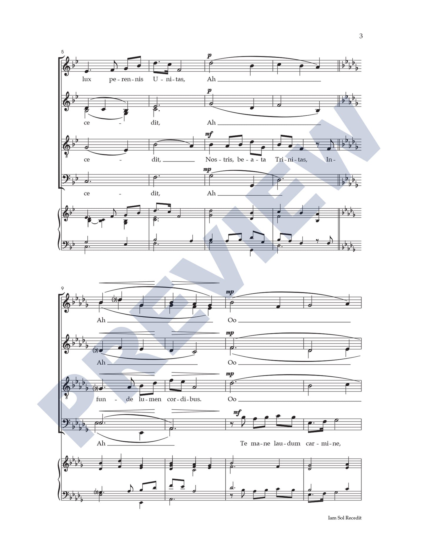 Iam Sol Recedit (An Evening Hymn)