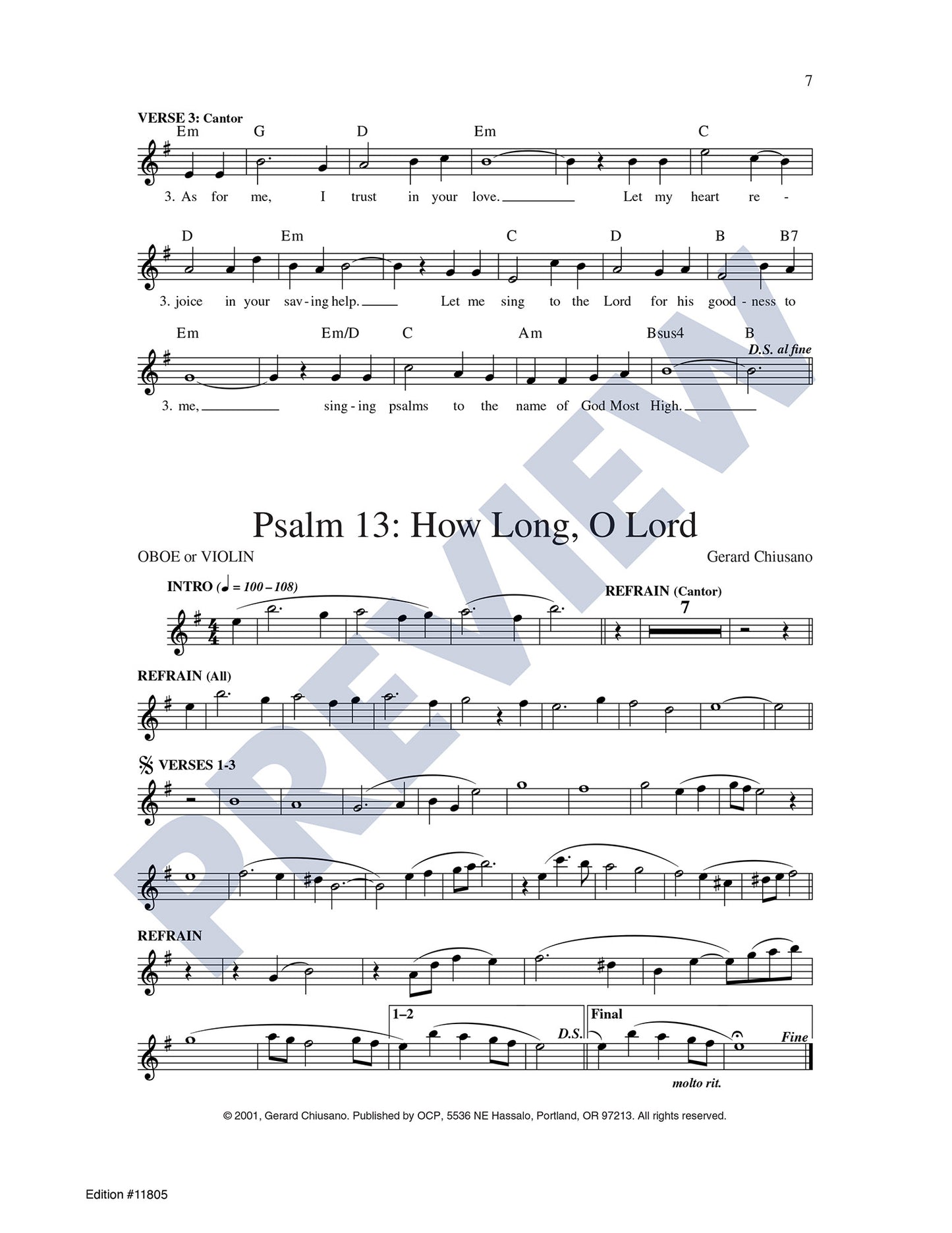 Psalm 13: How Long, O Lord