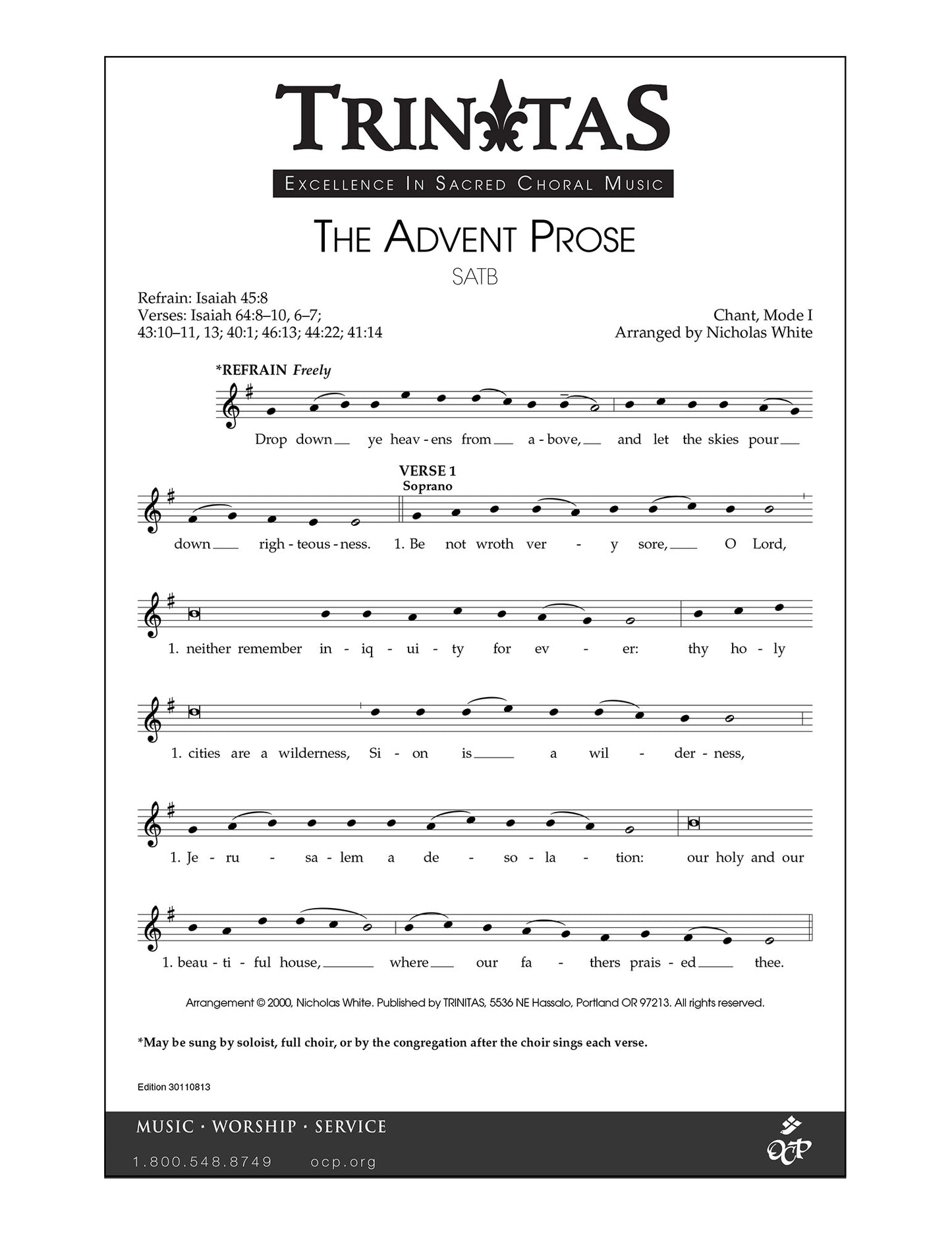 The Advent Prose