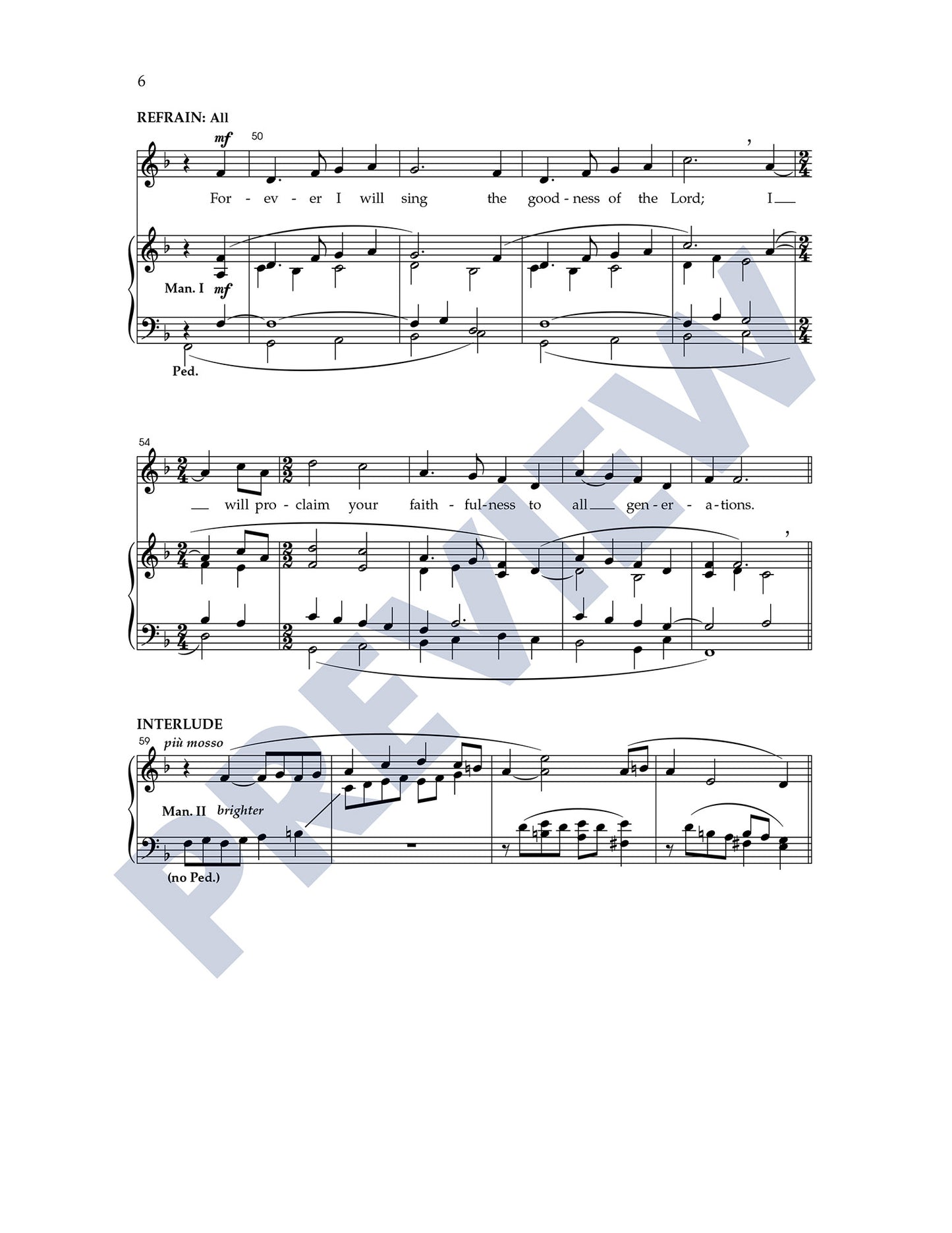 Forever I Will Sing