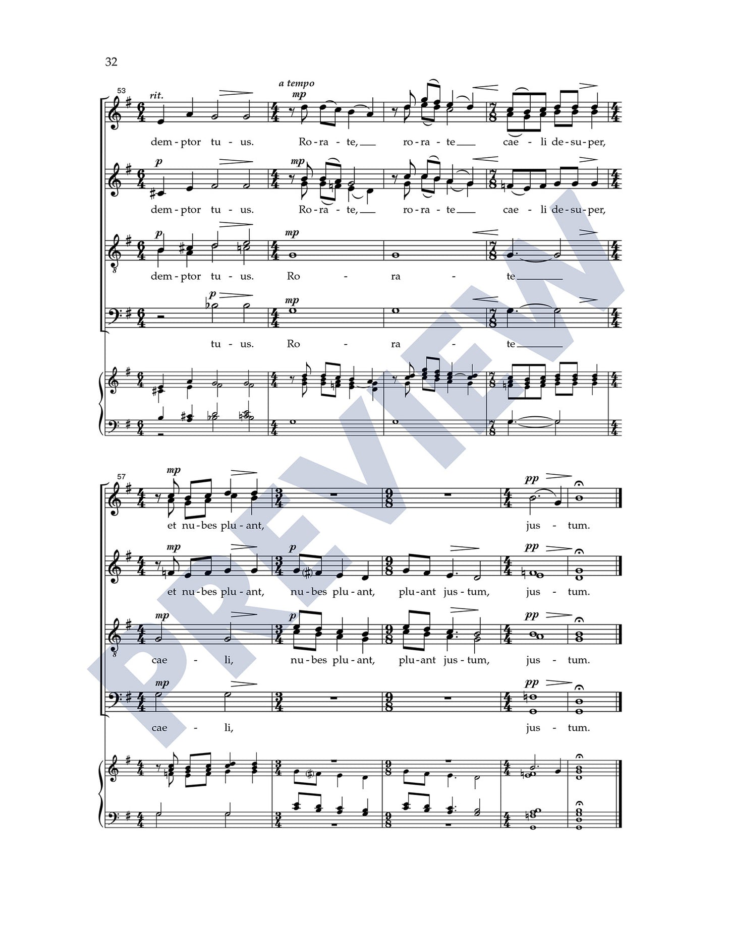 Three Motets of Serenity