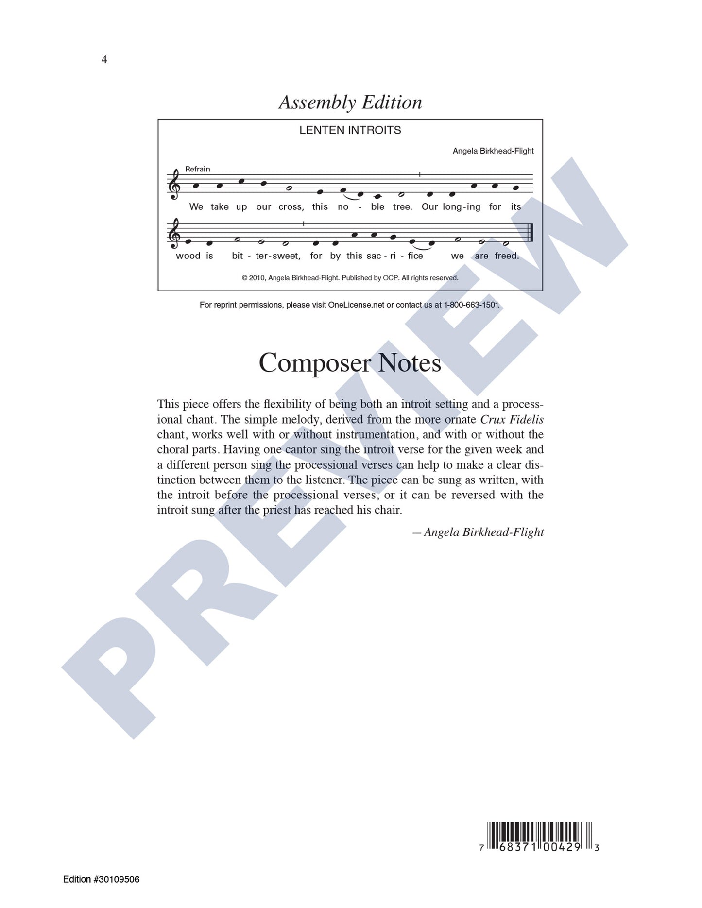 Lenten Introits