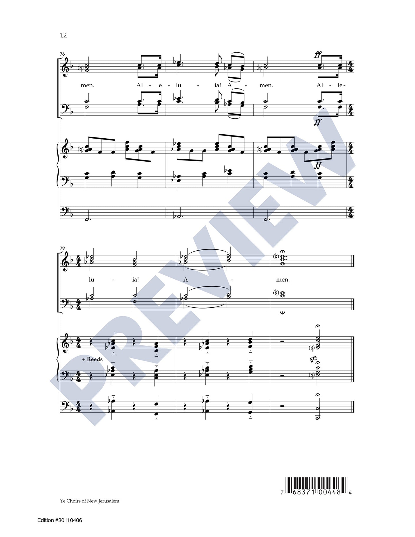Ye Choirs of New Jerusalem