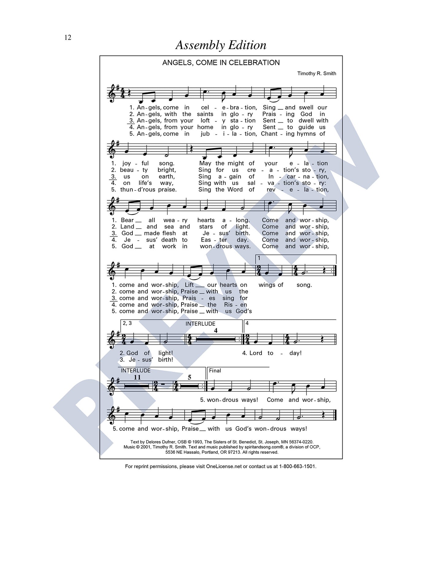 Angels Come in Celebration