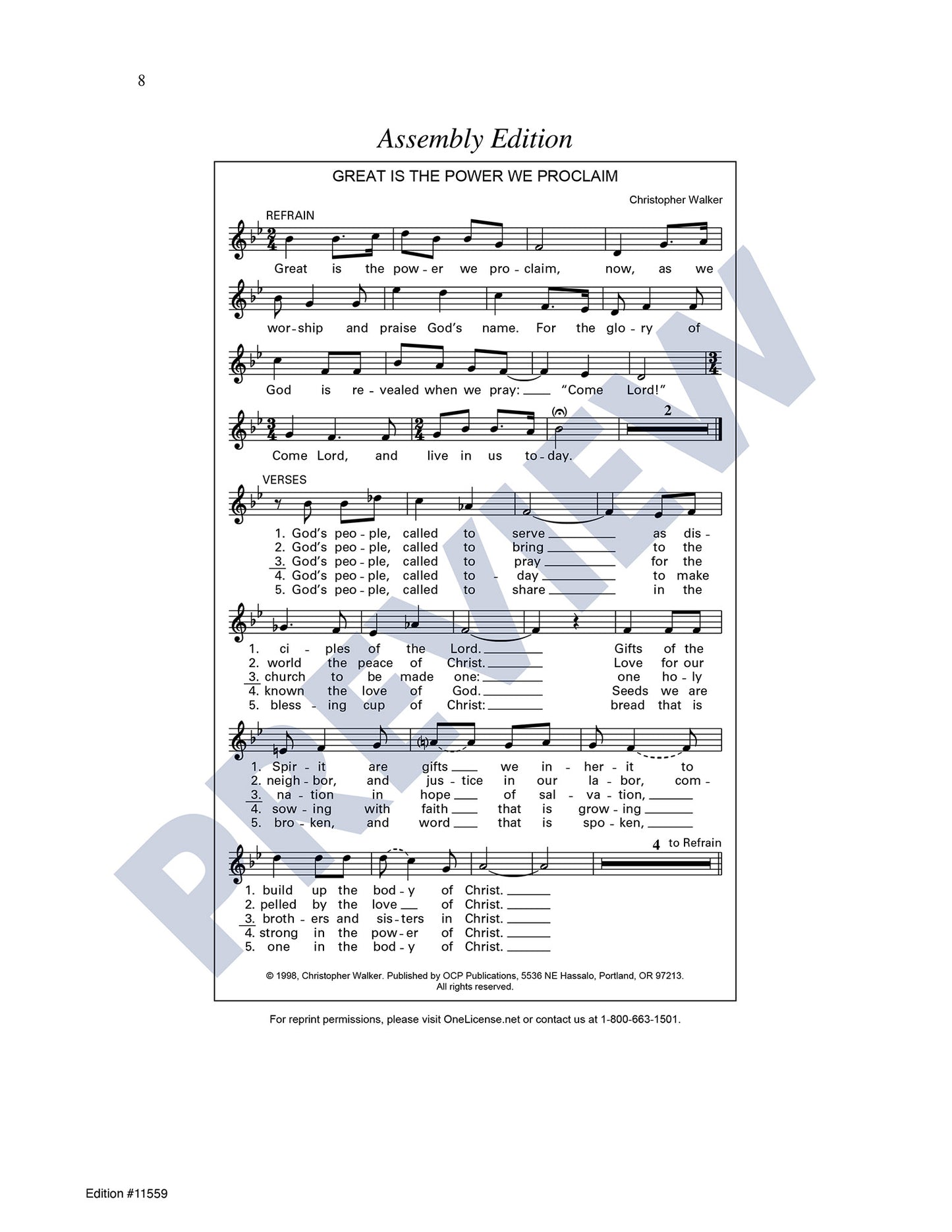 Great Is the Power We Proclaim