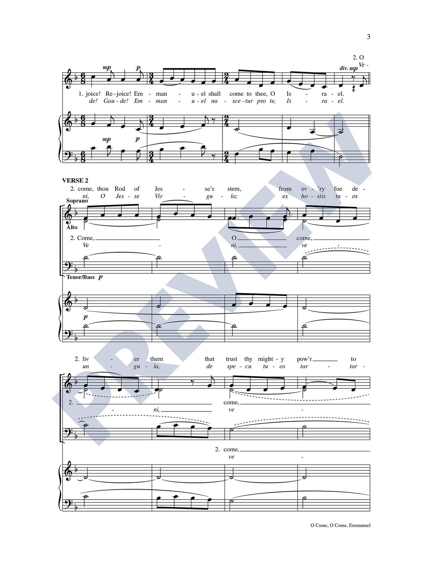 O Come, O Come Emmanuel