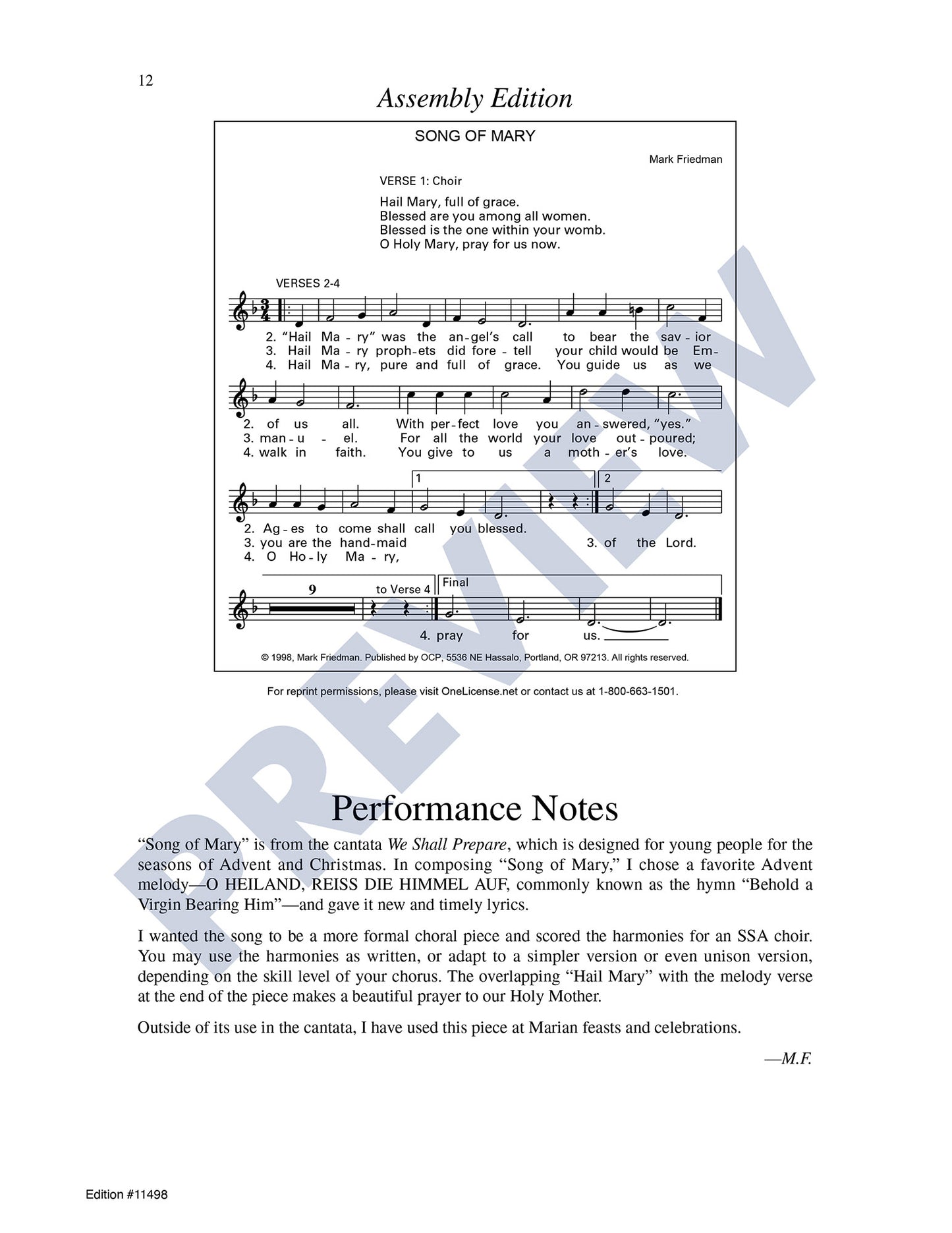 Song of Mary