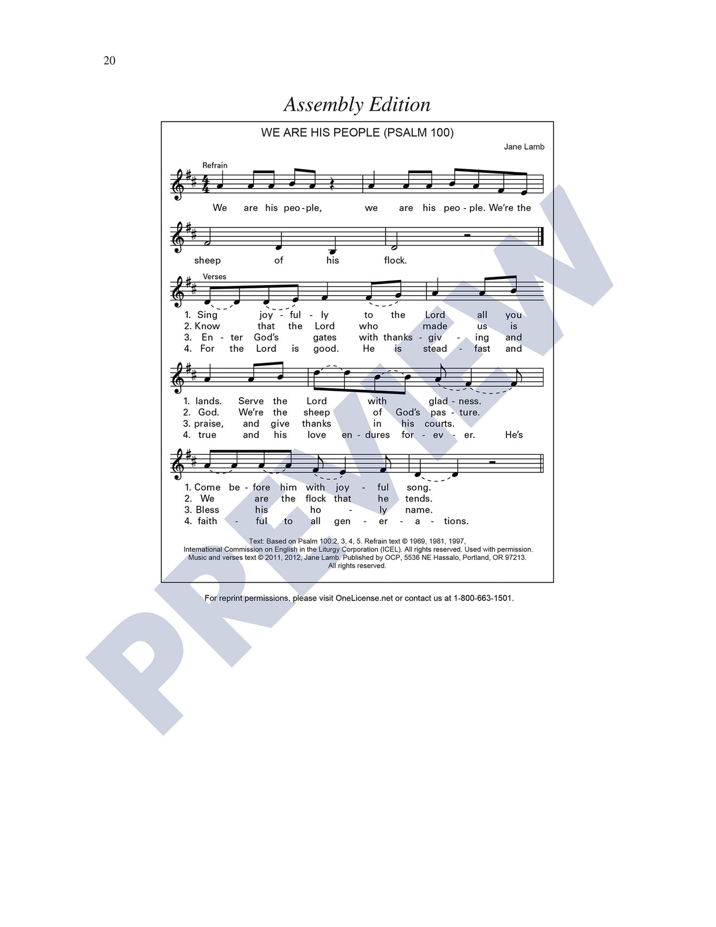Psalms of Praise for Children: Set I