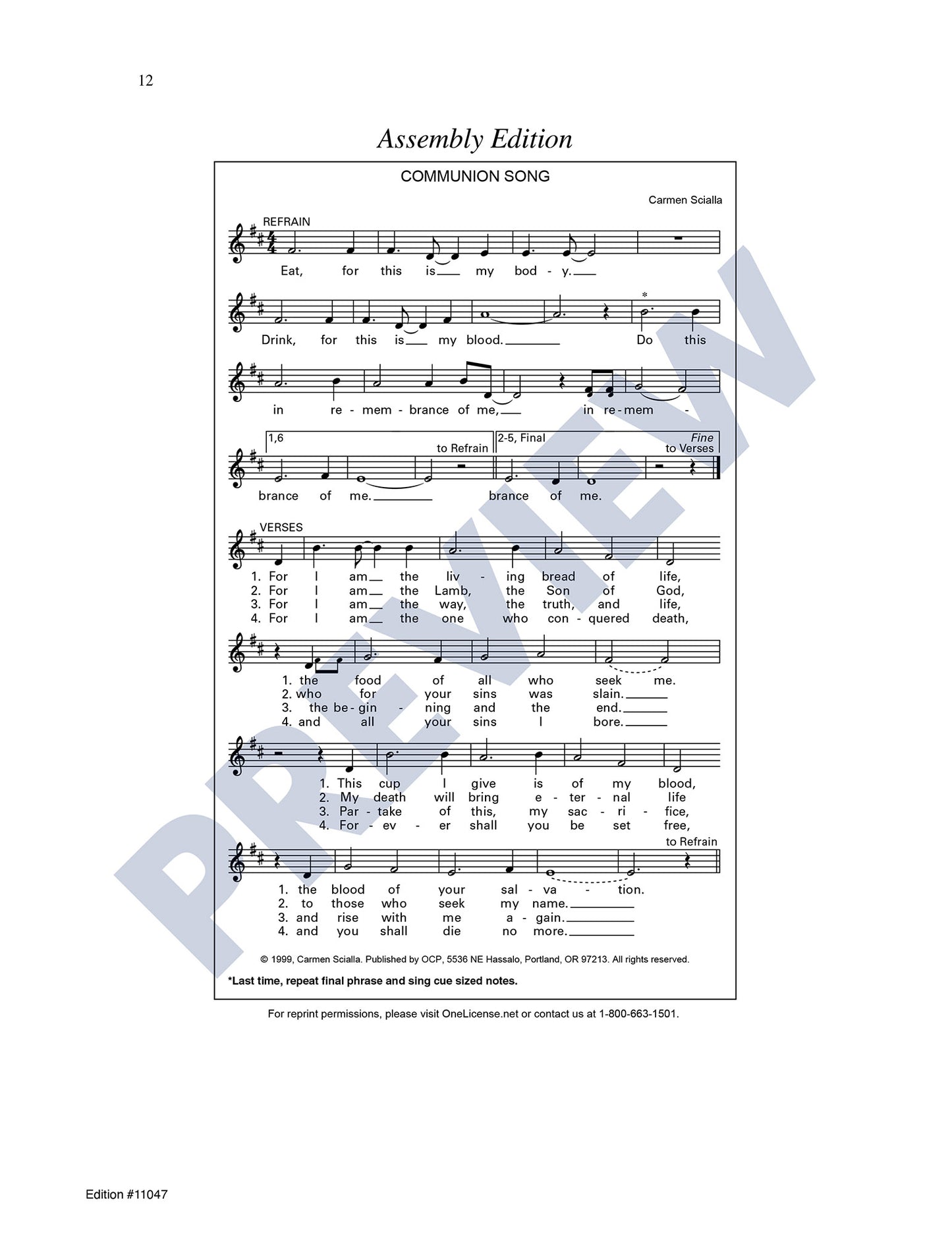 Communion Song