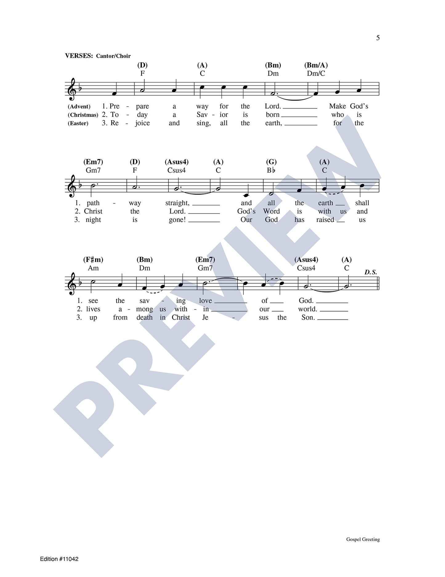 Gospel Greeting