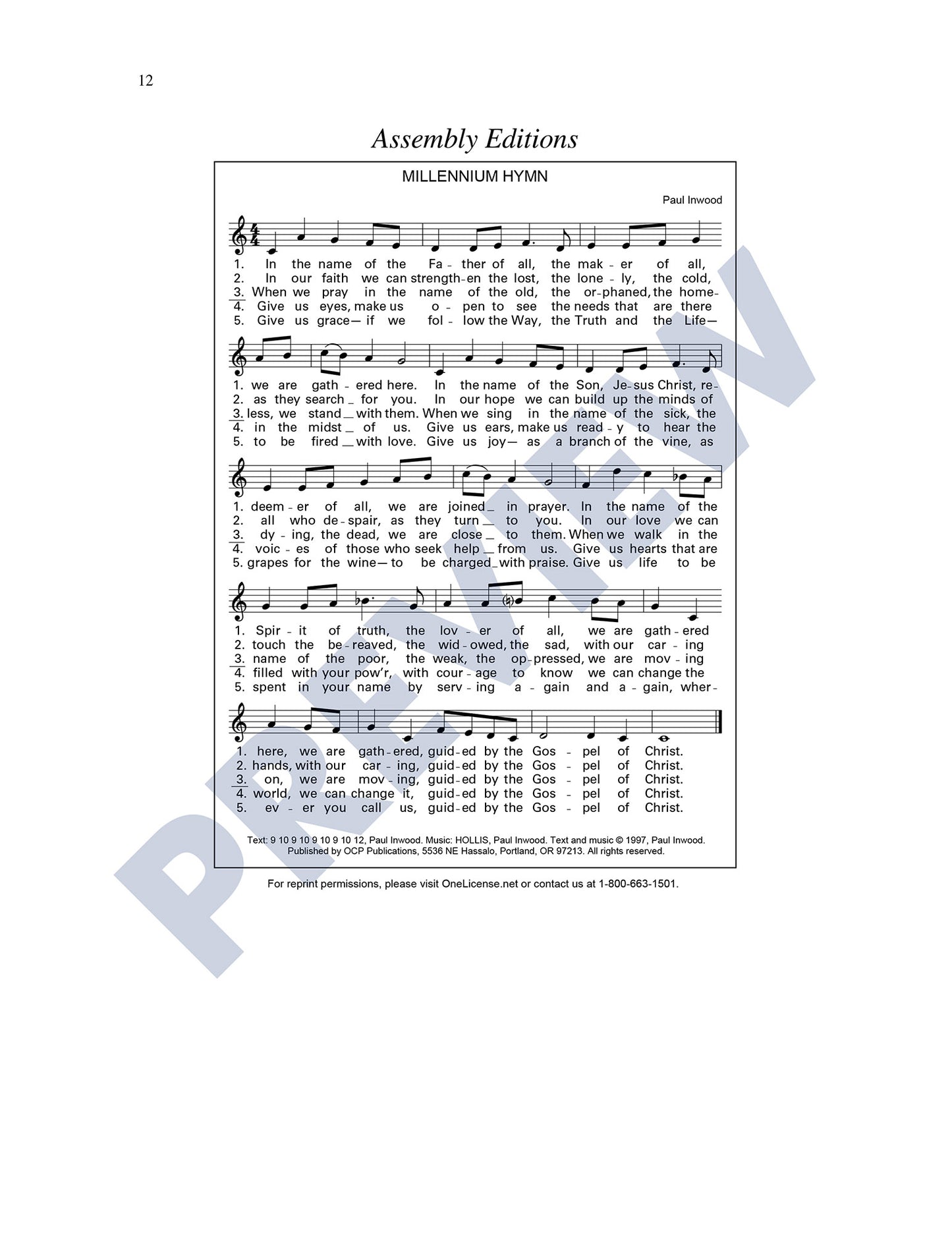 Millennium Prayer/Millennium Hymn