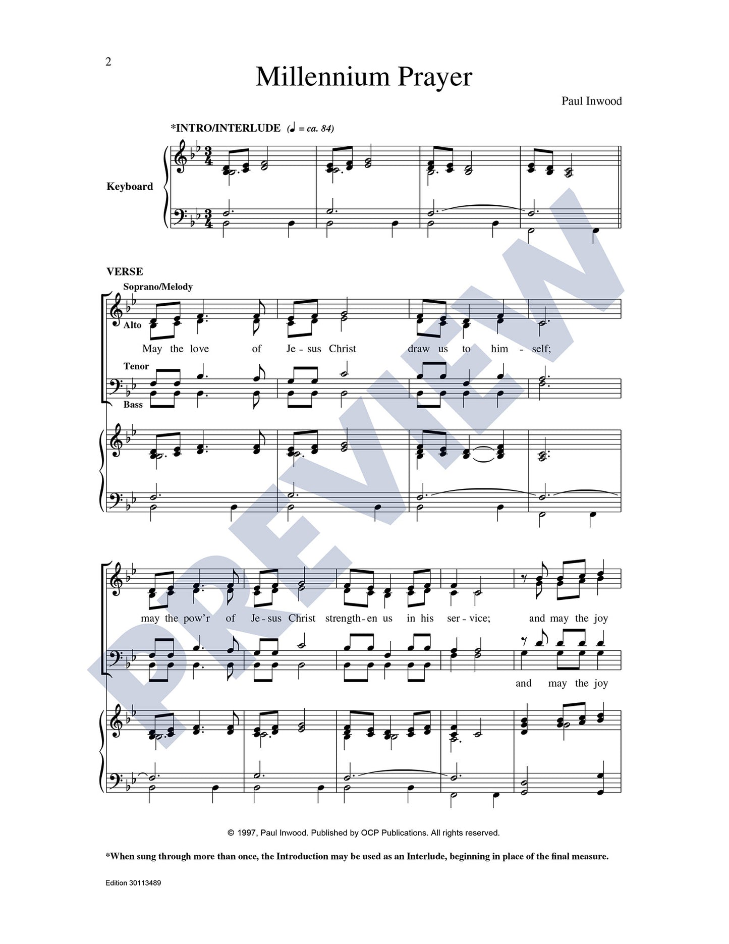Millennium Prayer/Millennium Hymn