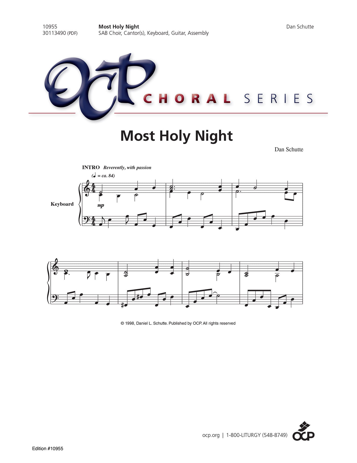 Most Holy Night