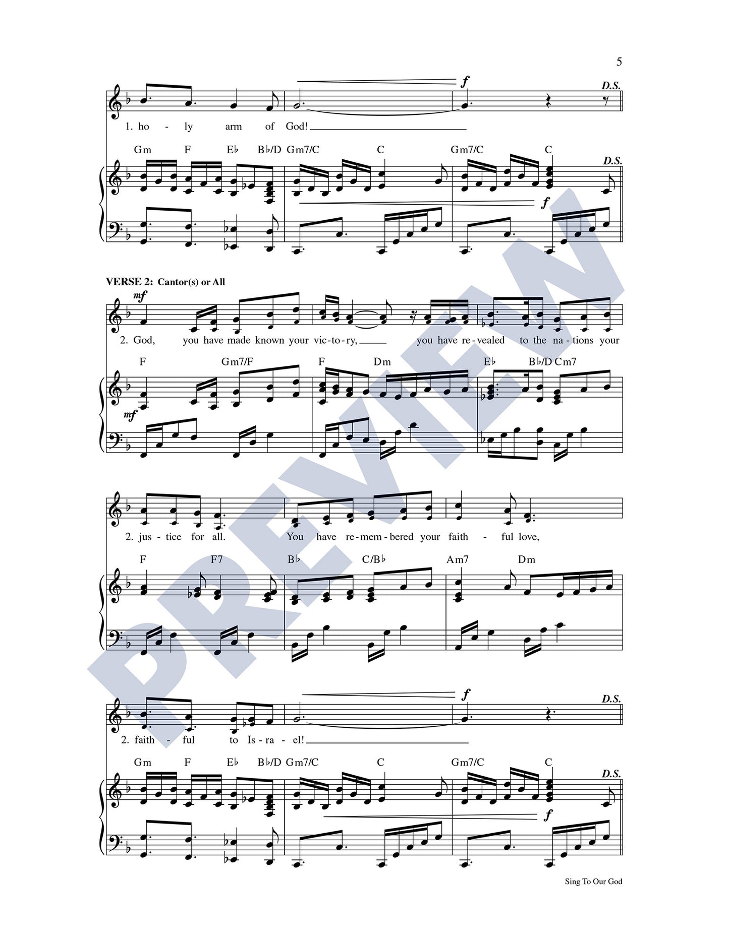 Sing to Our God