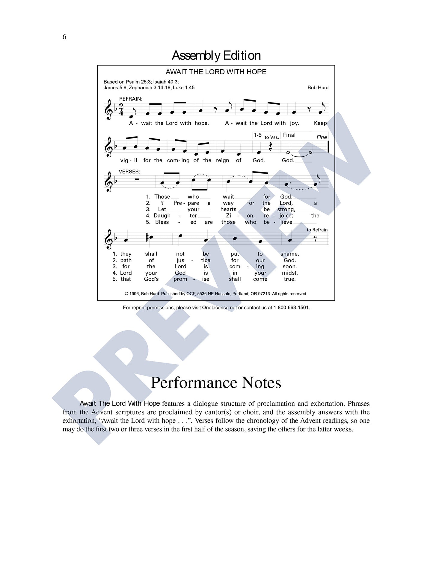 Await the Lord with Hope