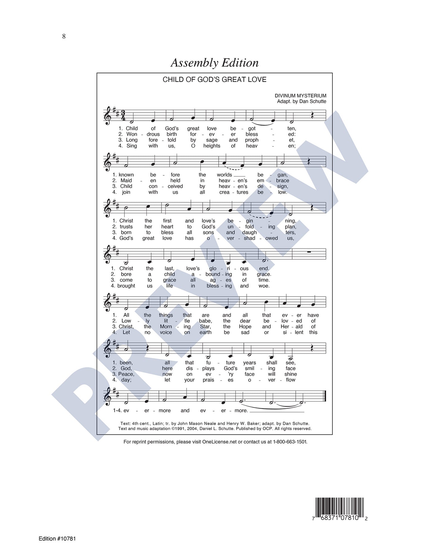 Child of God's Great Love