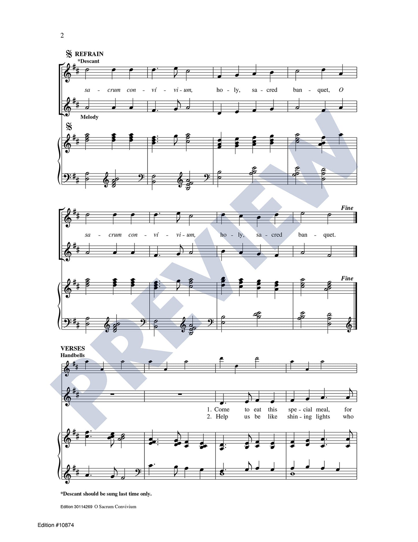 O Sacrum Convivium