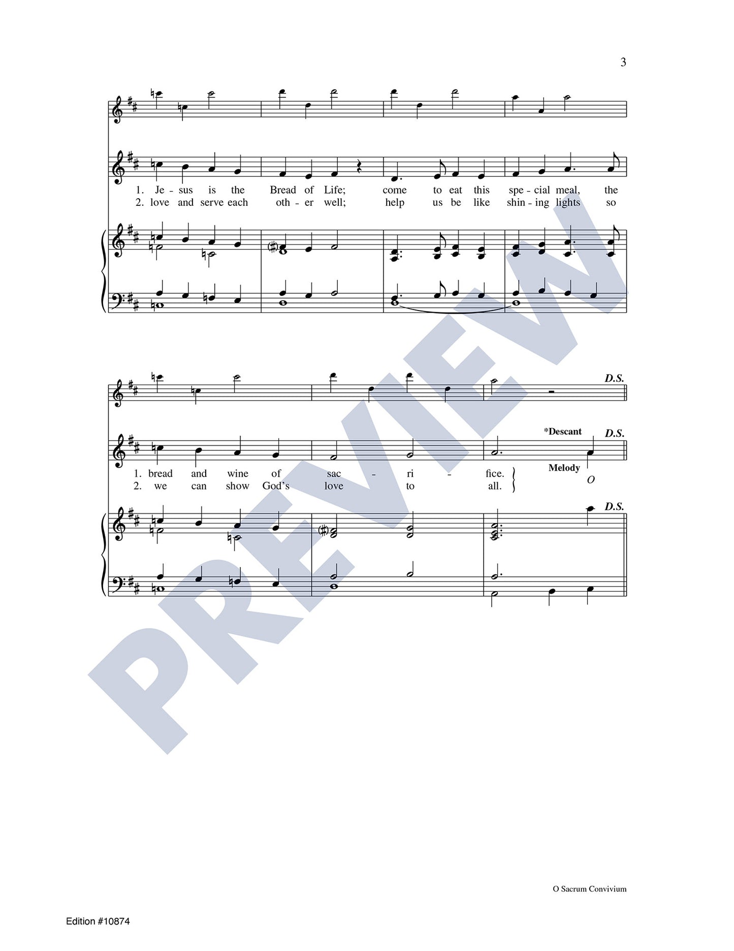 O Sacrum Convivium