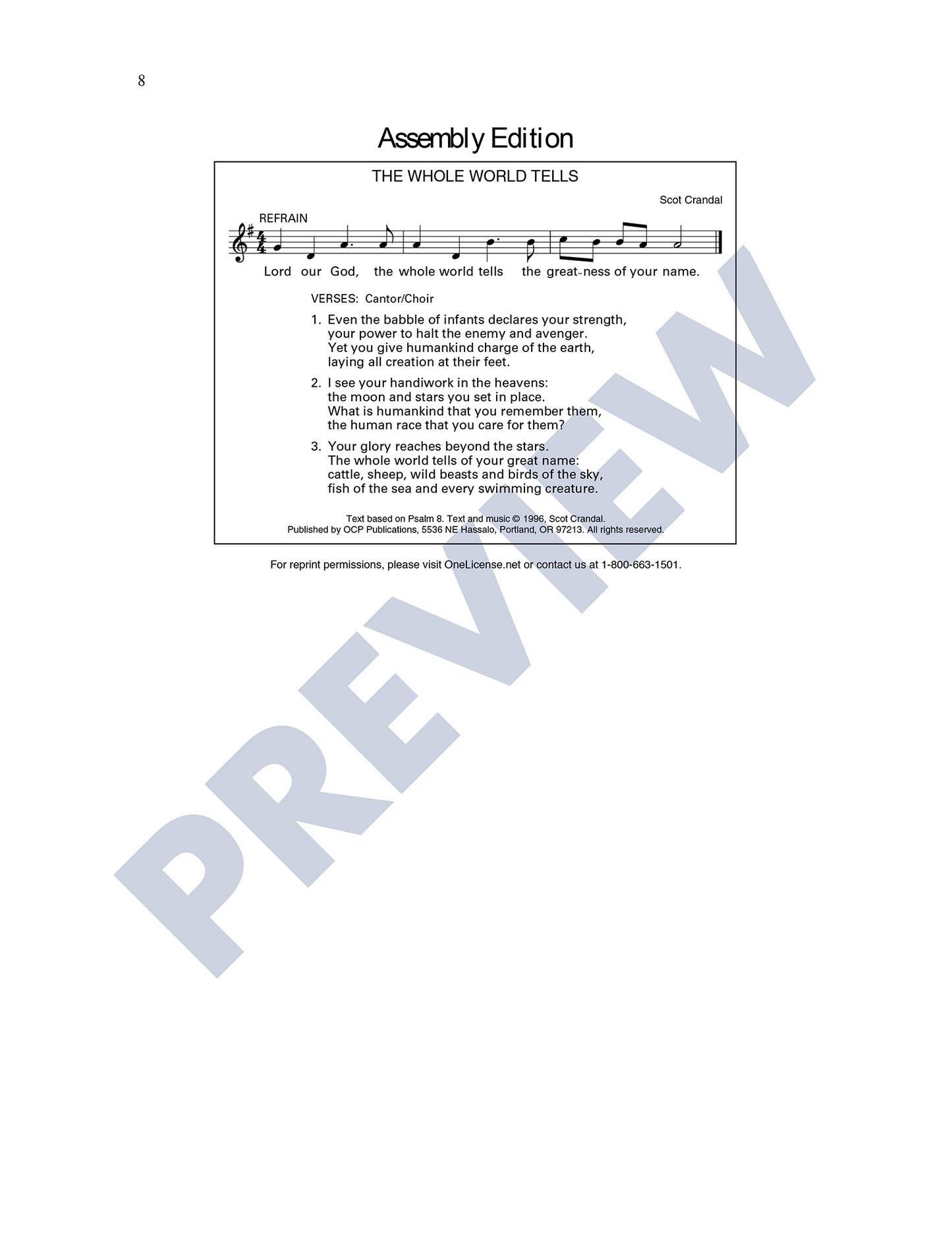 The Whole World Tells