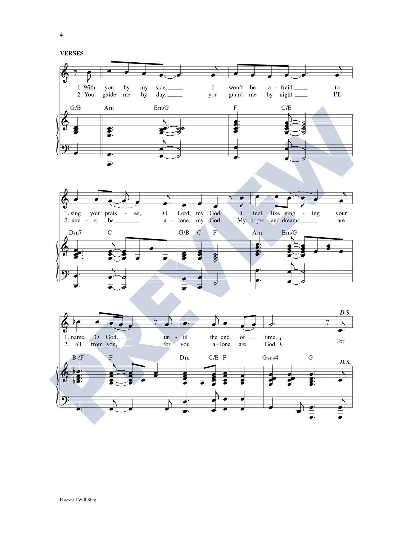 Forever I Will Sing