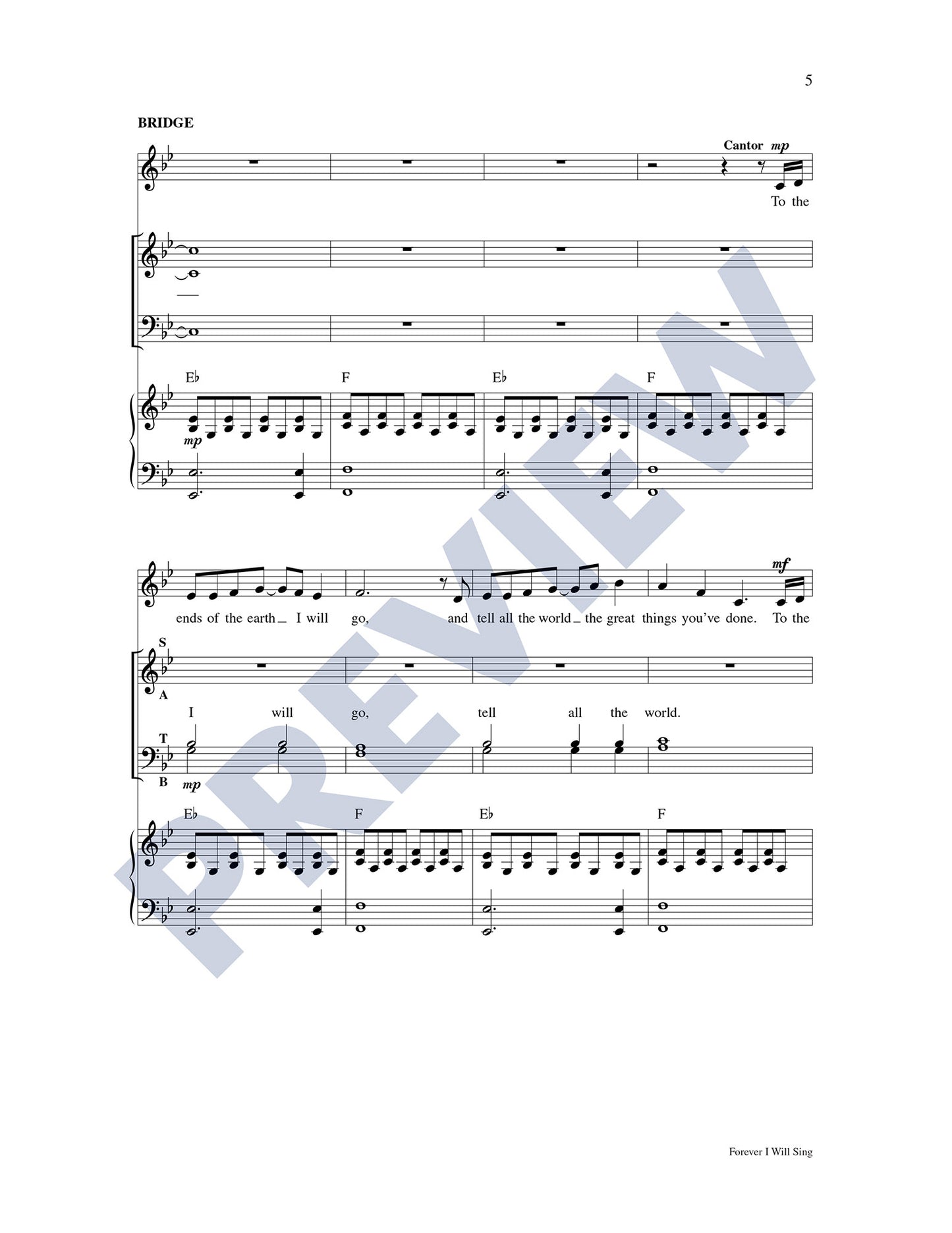 Forever I Will Sing