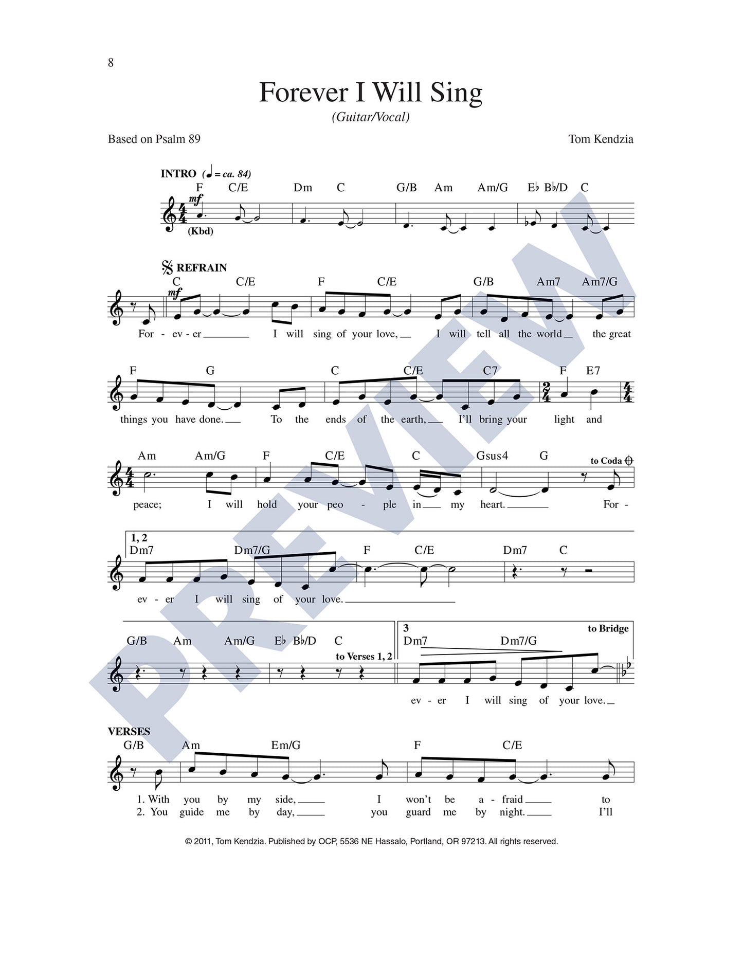 Forever I Will Sing