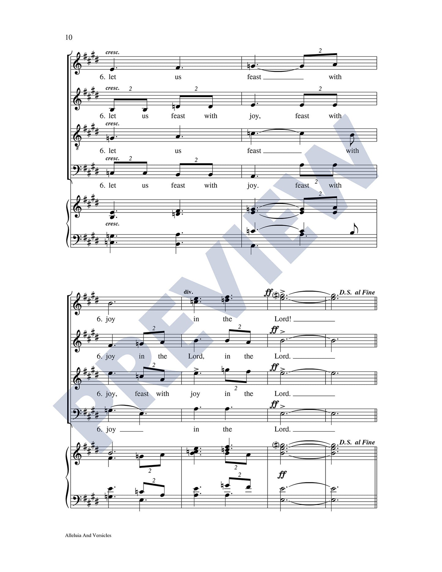 Alleluia and Versicles