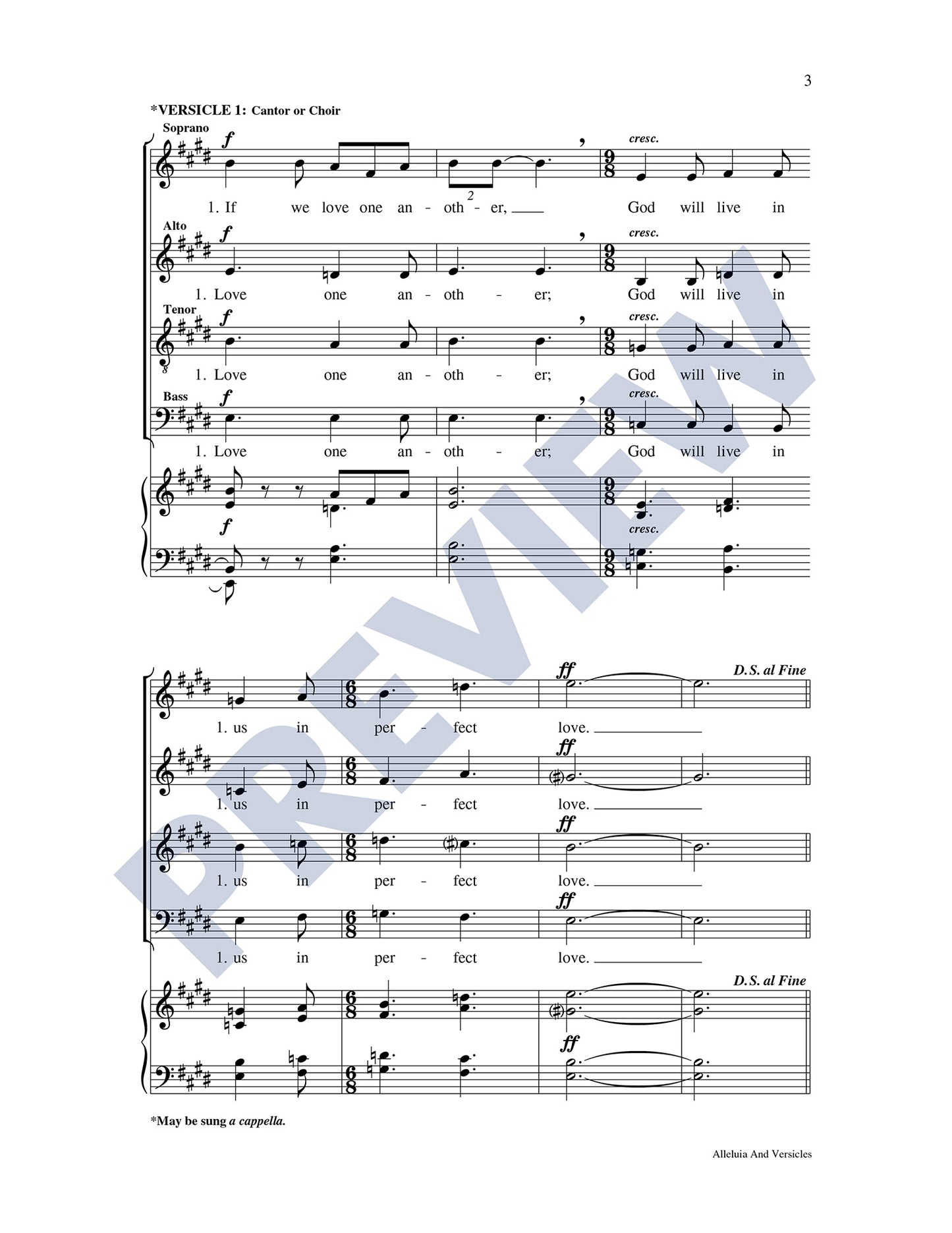 Alleluia and Versicles