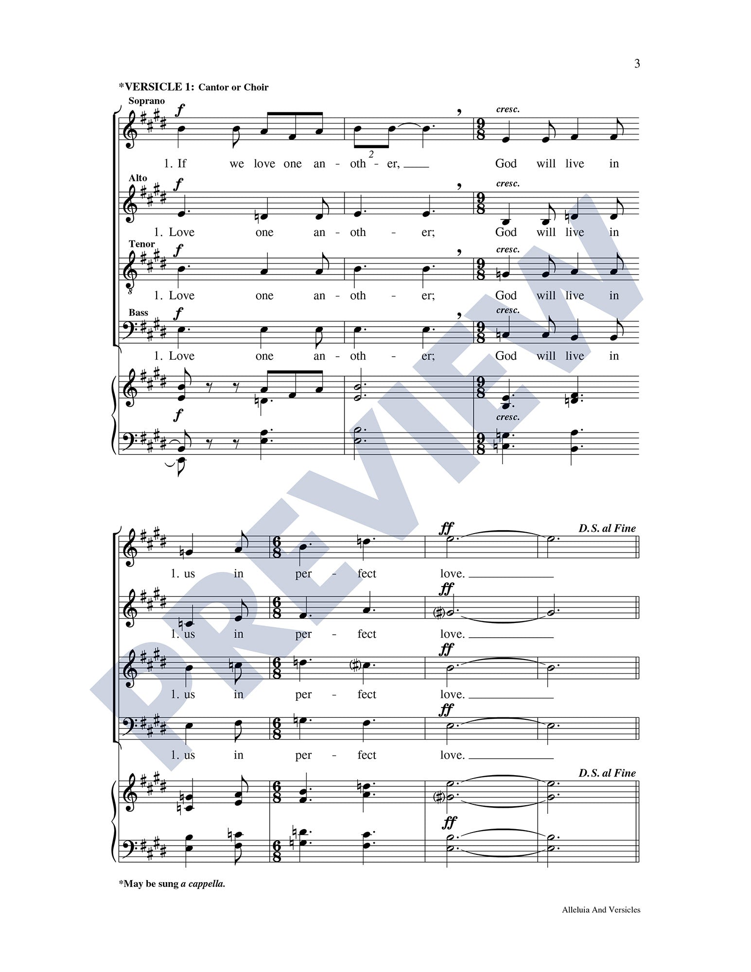 Alleluia and Versicles
