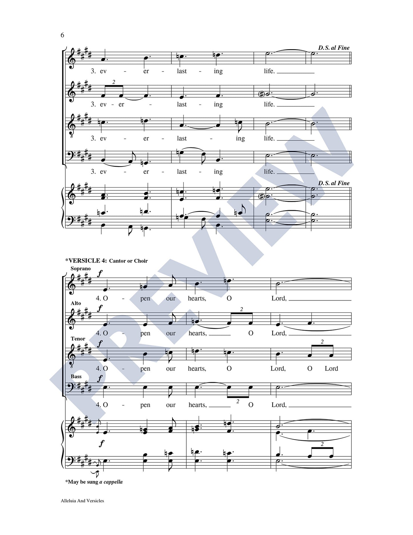 Alleluia and Versicles