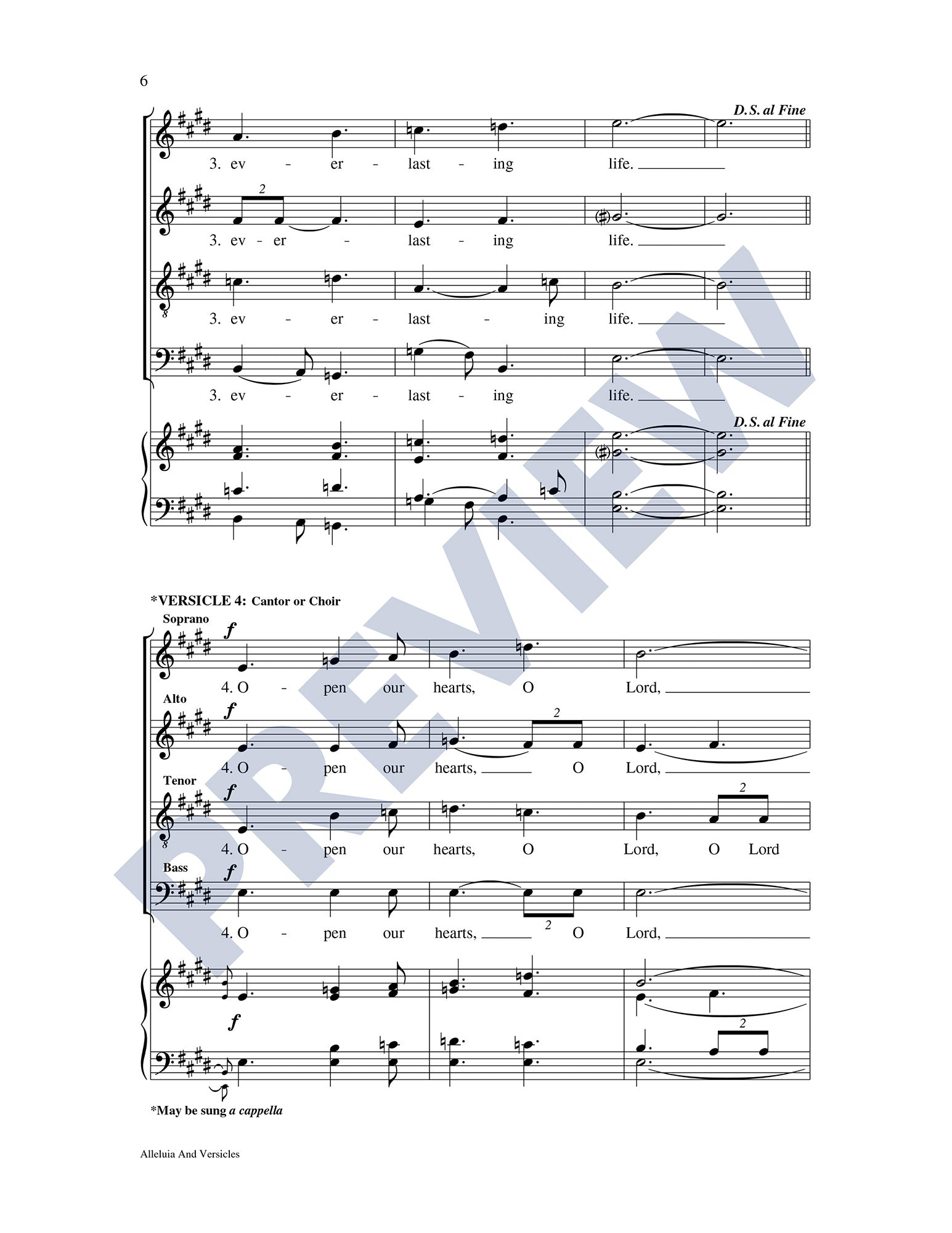 Alleluia and Versicles