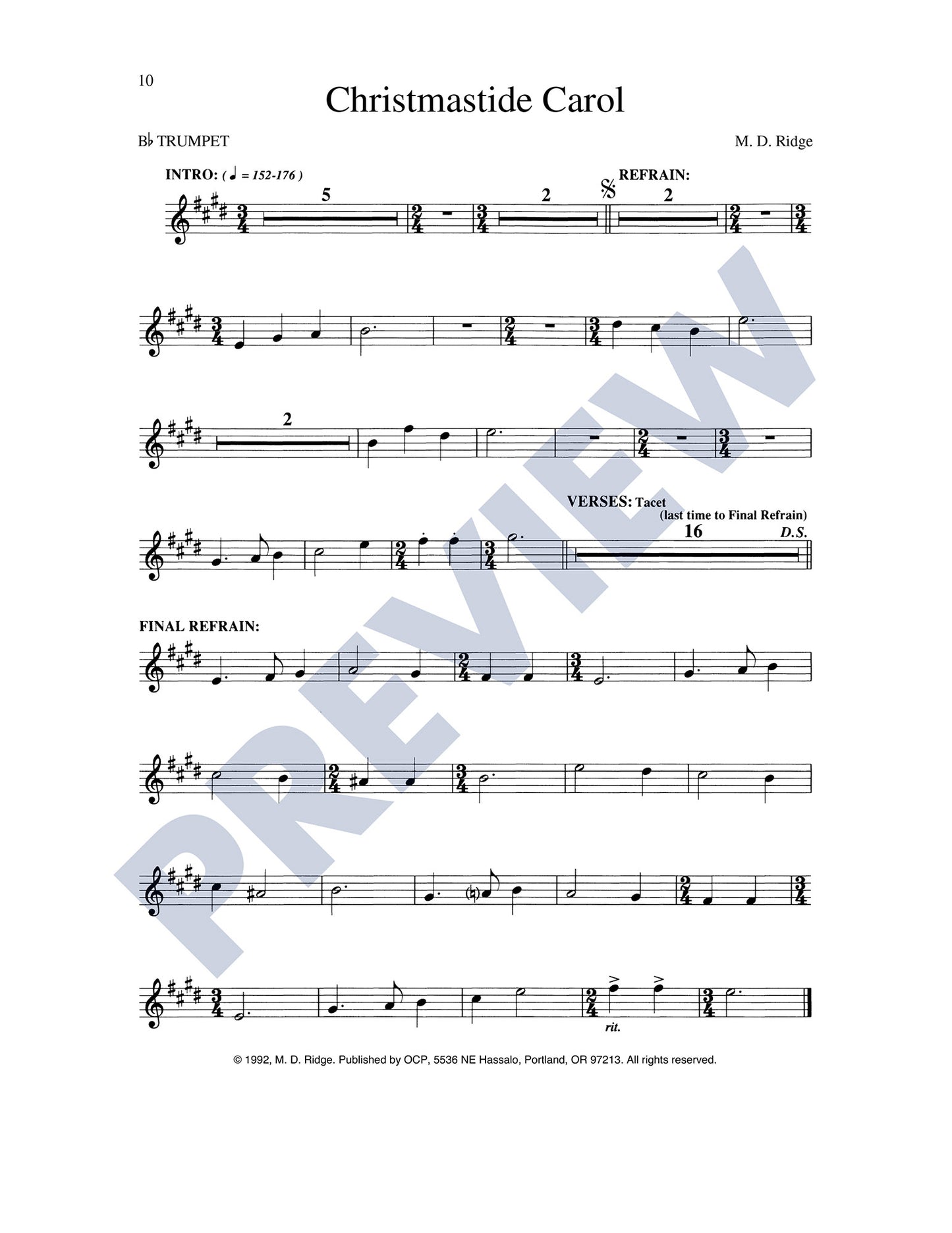 Christmastide Carol