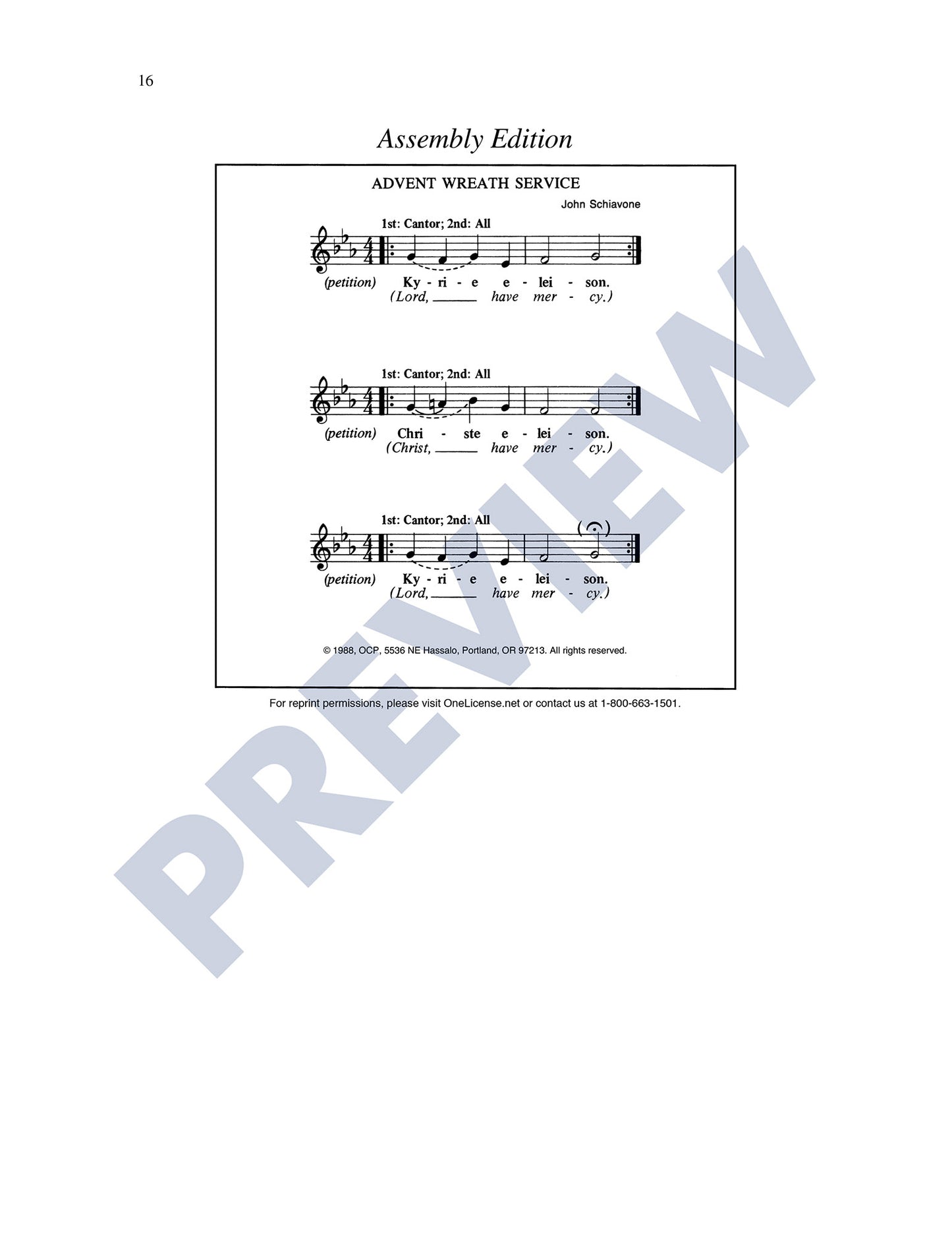 Advent Wreath Service