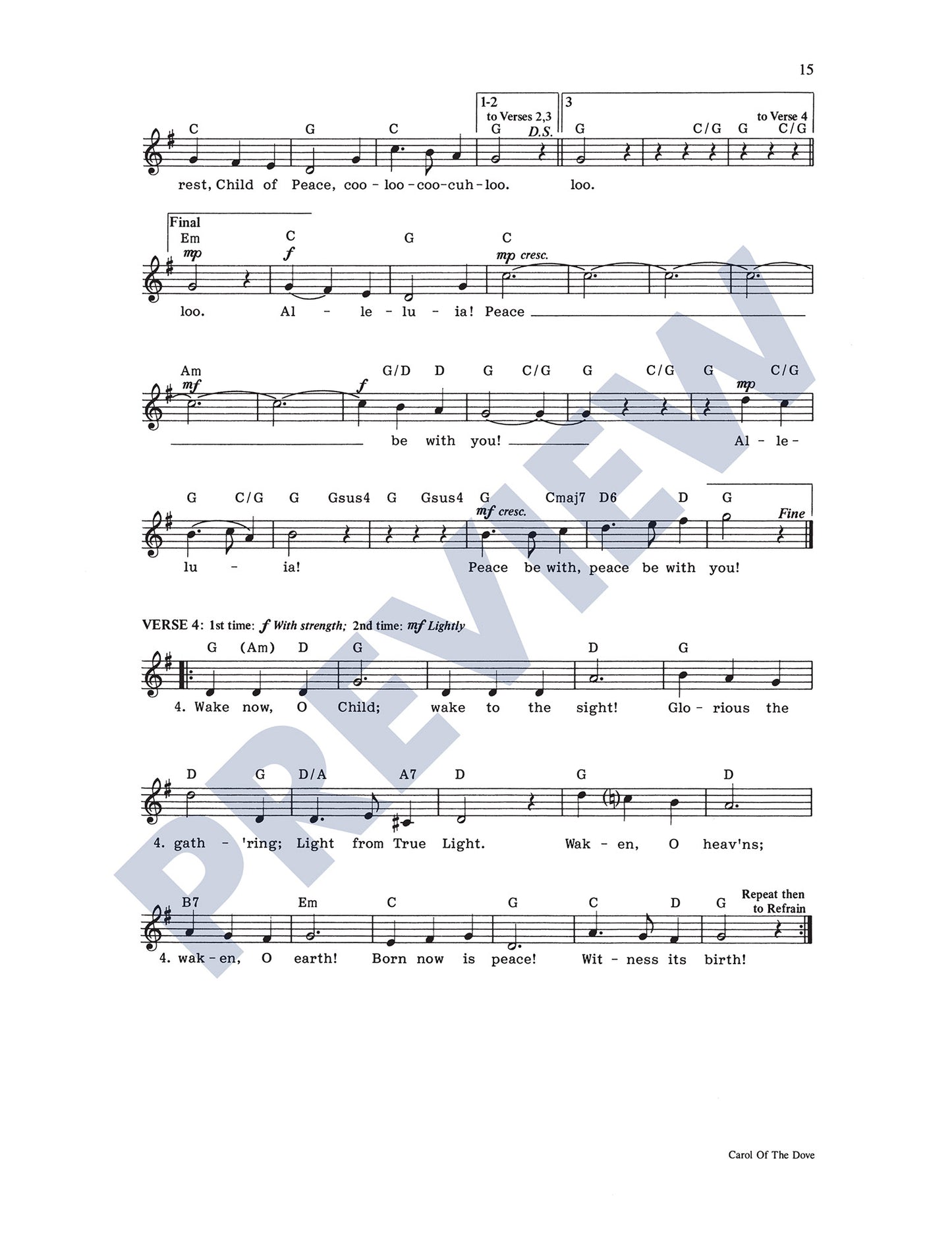 Carol of the Dove