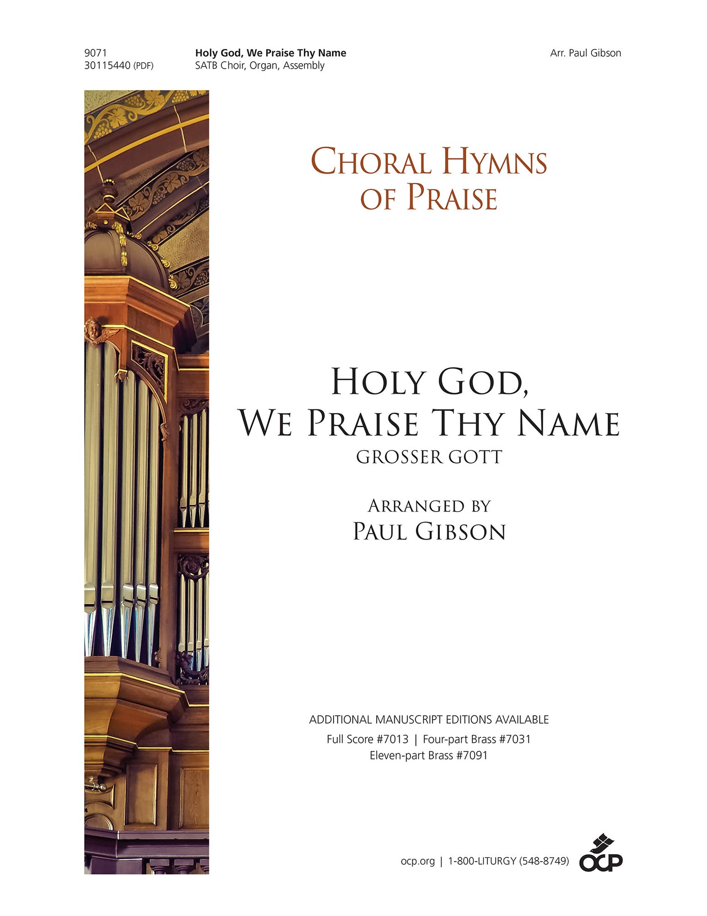 Holy God, We Praise Thy Name