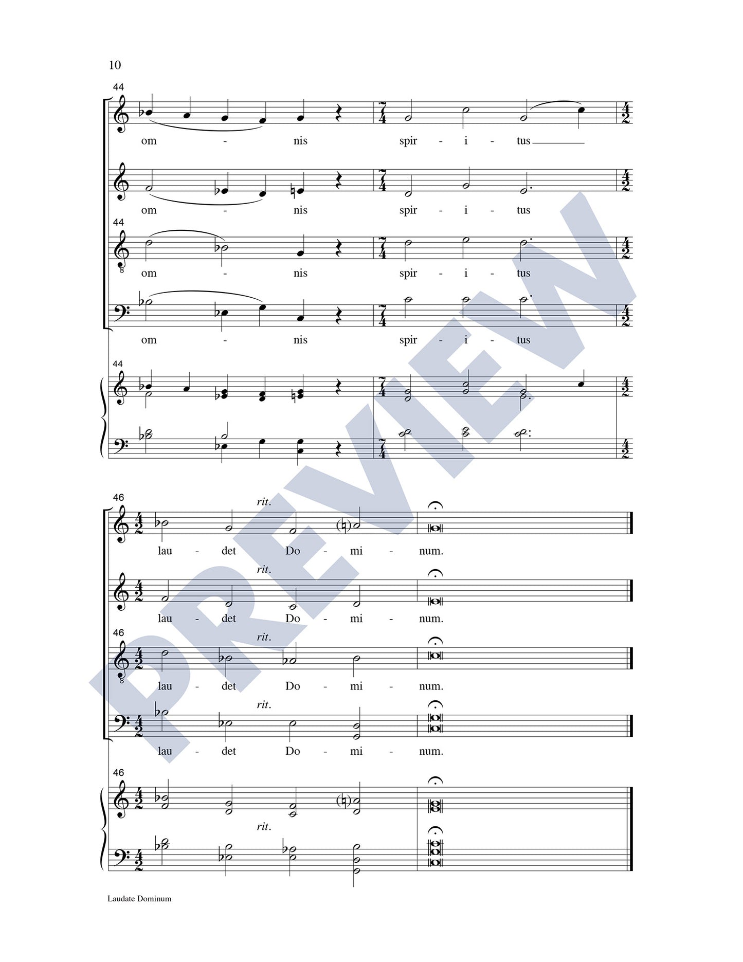 Laudate Dominum